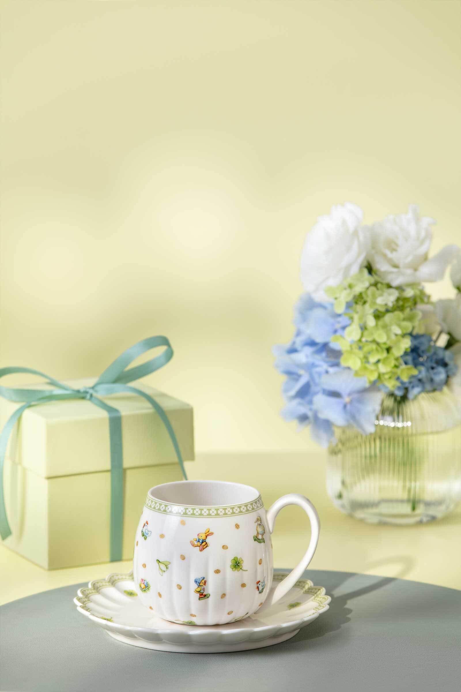 Villeroy & Boch Becher »Henkelbecher Easter Delight 350 ml grün« Mikrowellengeeignet