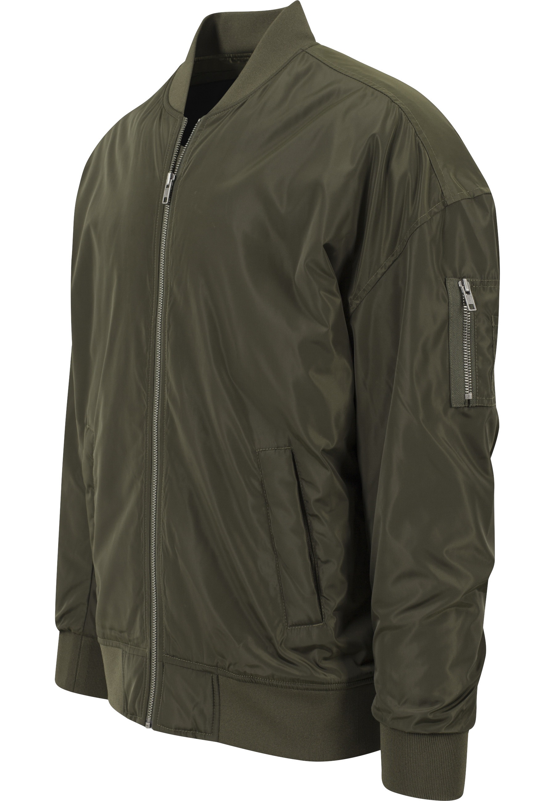 URBAN CLASSICS Anorak »Urban Classics Herren Oversized Bomber Jacket« 1 Stk. tlg. ohne Kapuze