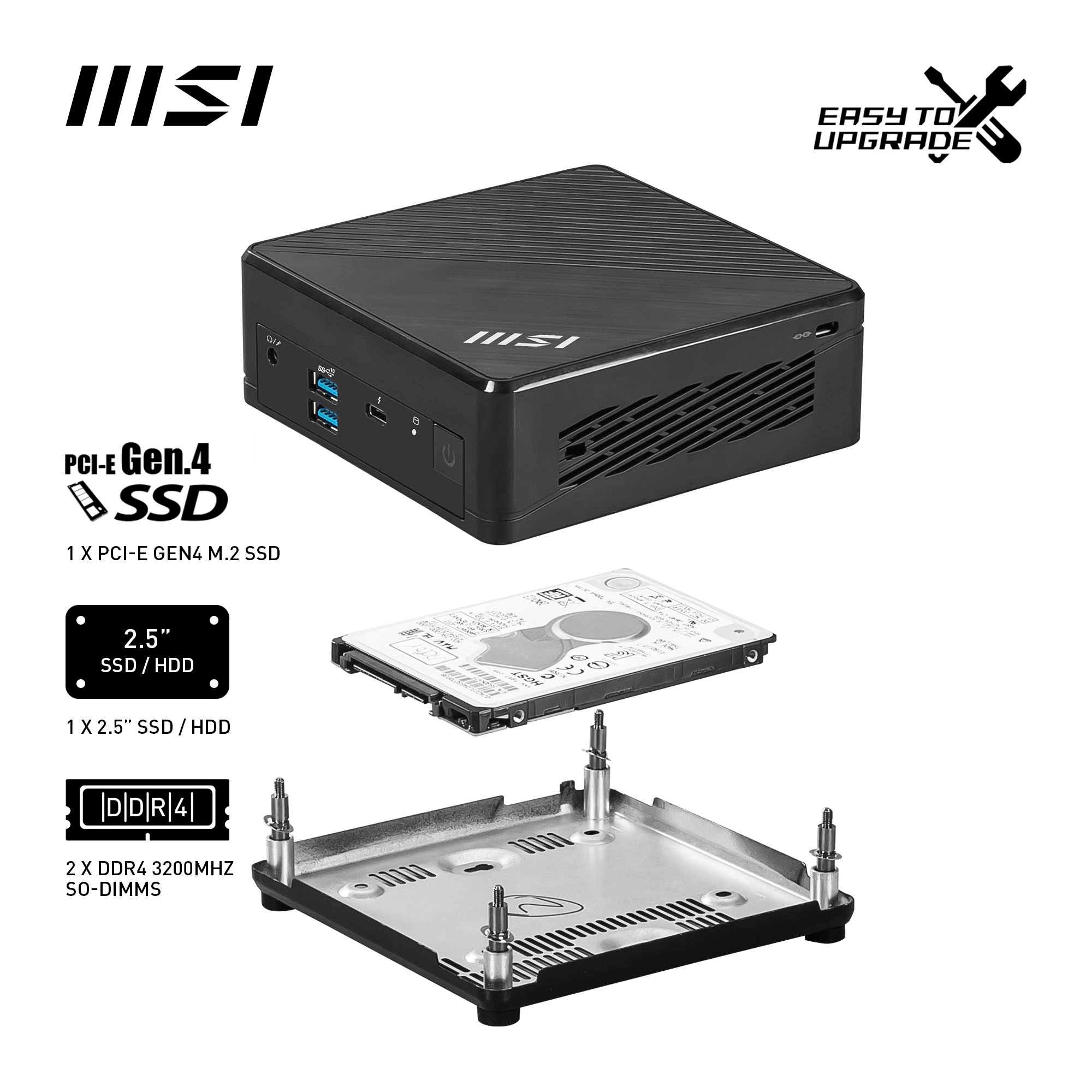 MSI Mini-PC »CUBI 5 12M-020BDE«