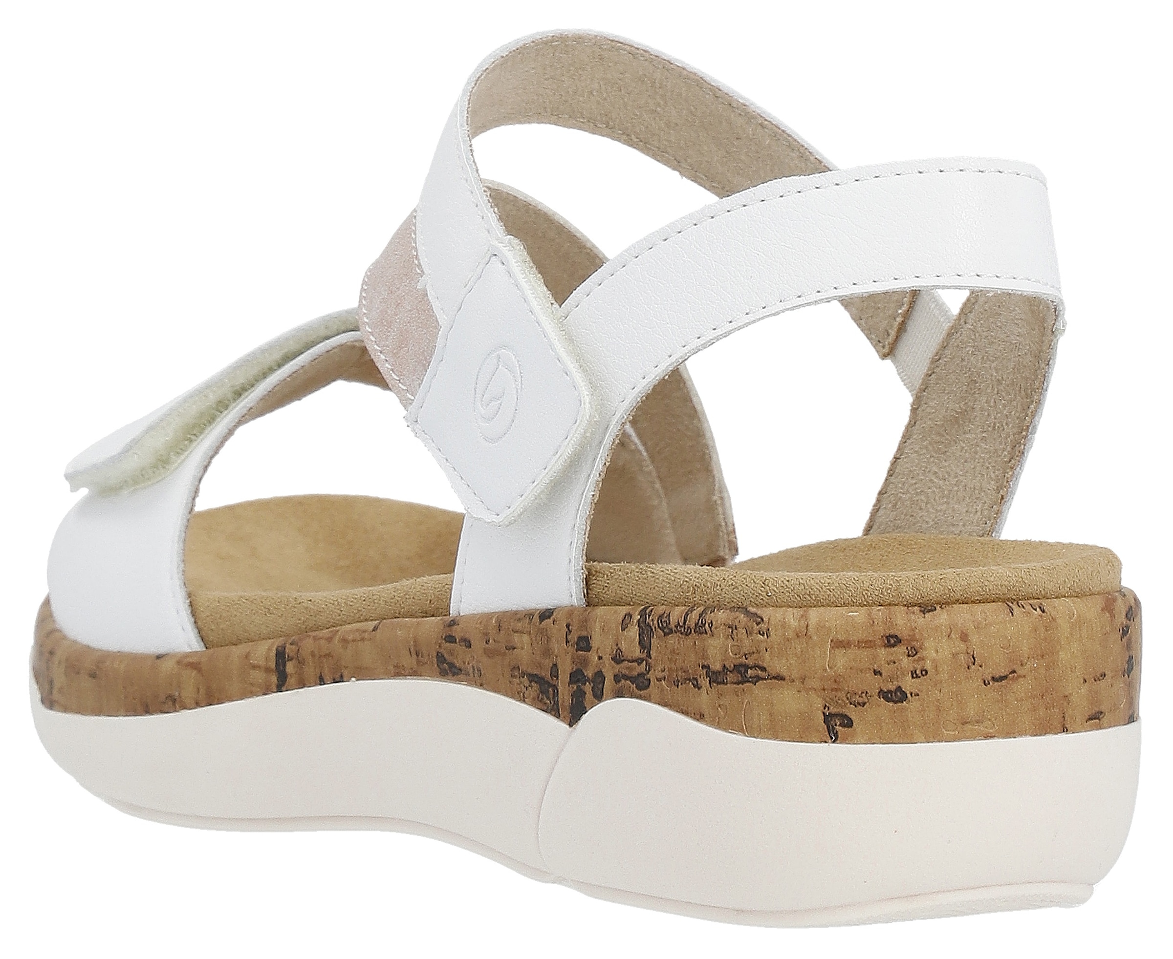 Remonte Keilsandalette, Sommerschuh, Klettschuh, Riemchensandale mit Softfußbett