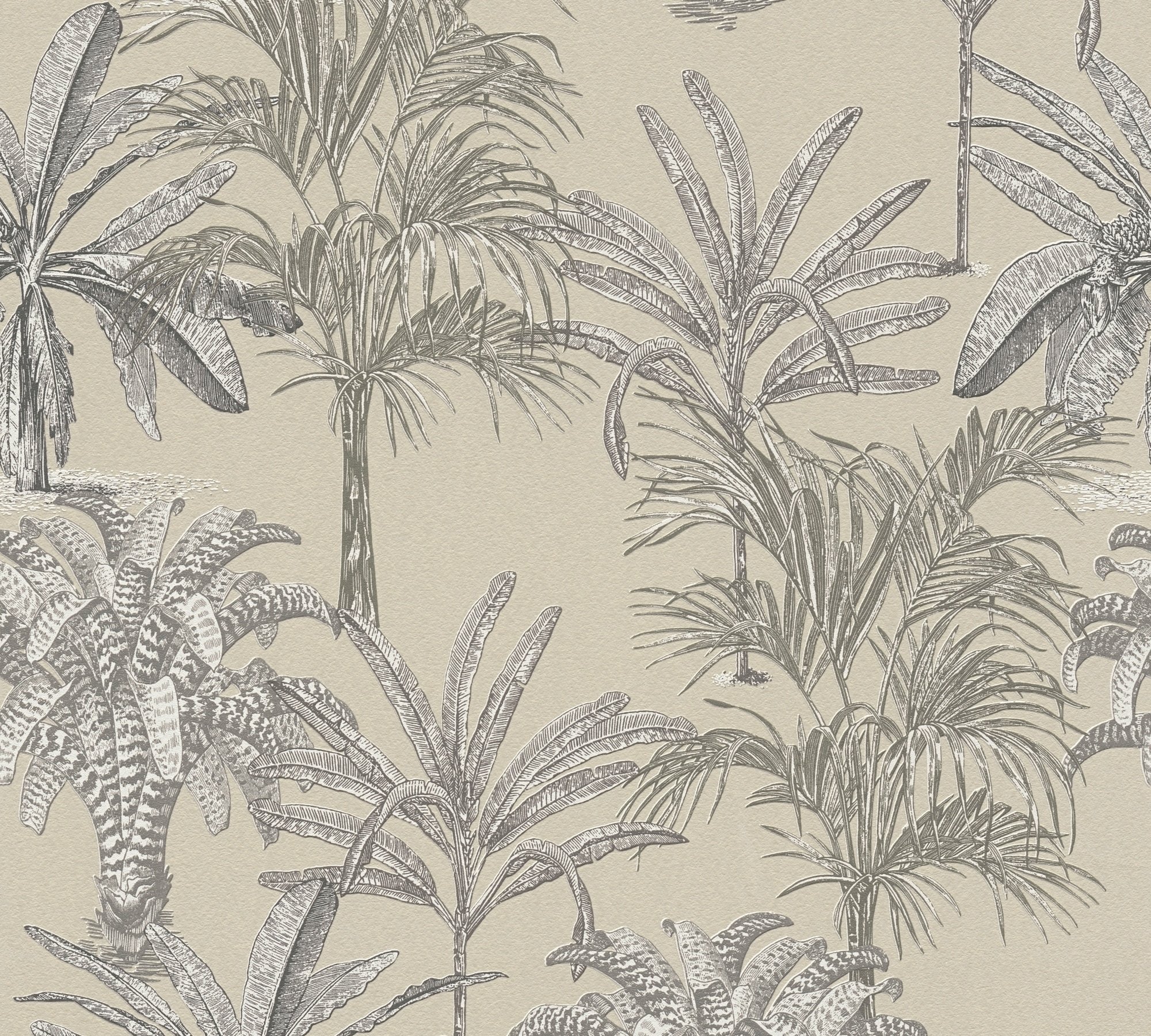 Vliestapete »Change is good, Tropical Tale«, floral-botanisch-tropisch, Designertapete...