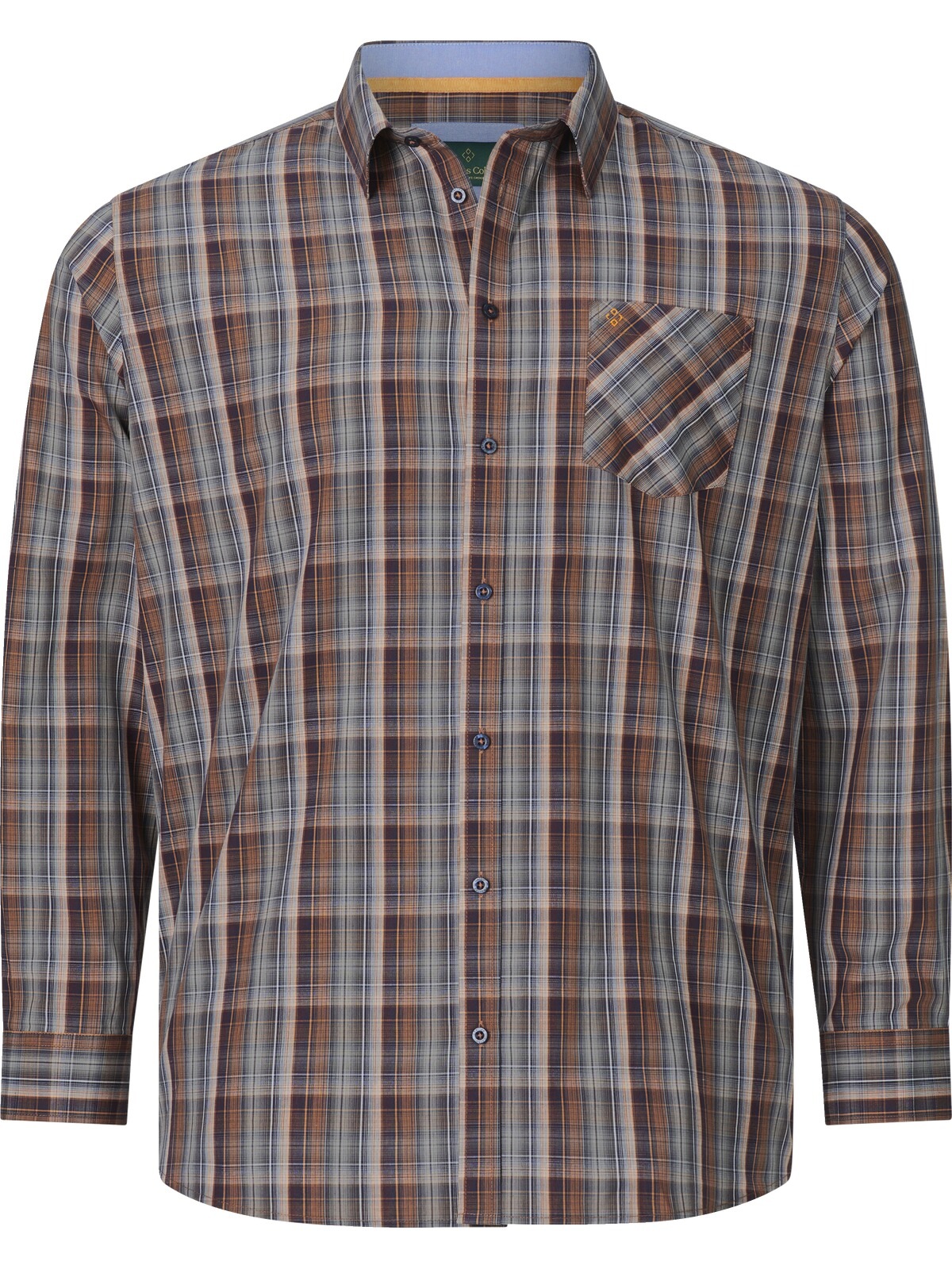 Thumbnail - Charles Colby Langarmhemd "Hemd DUKE MALACHAI" 1 im Karo-Design