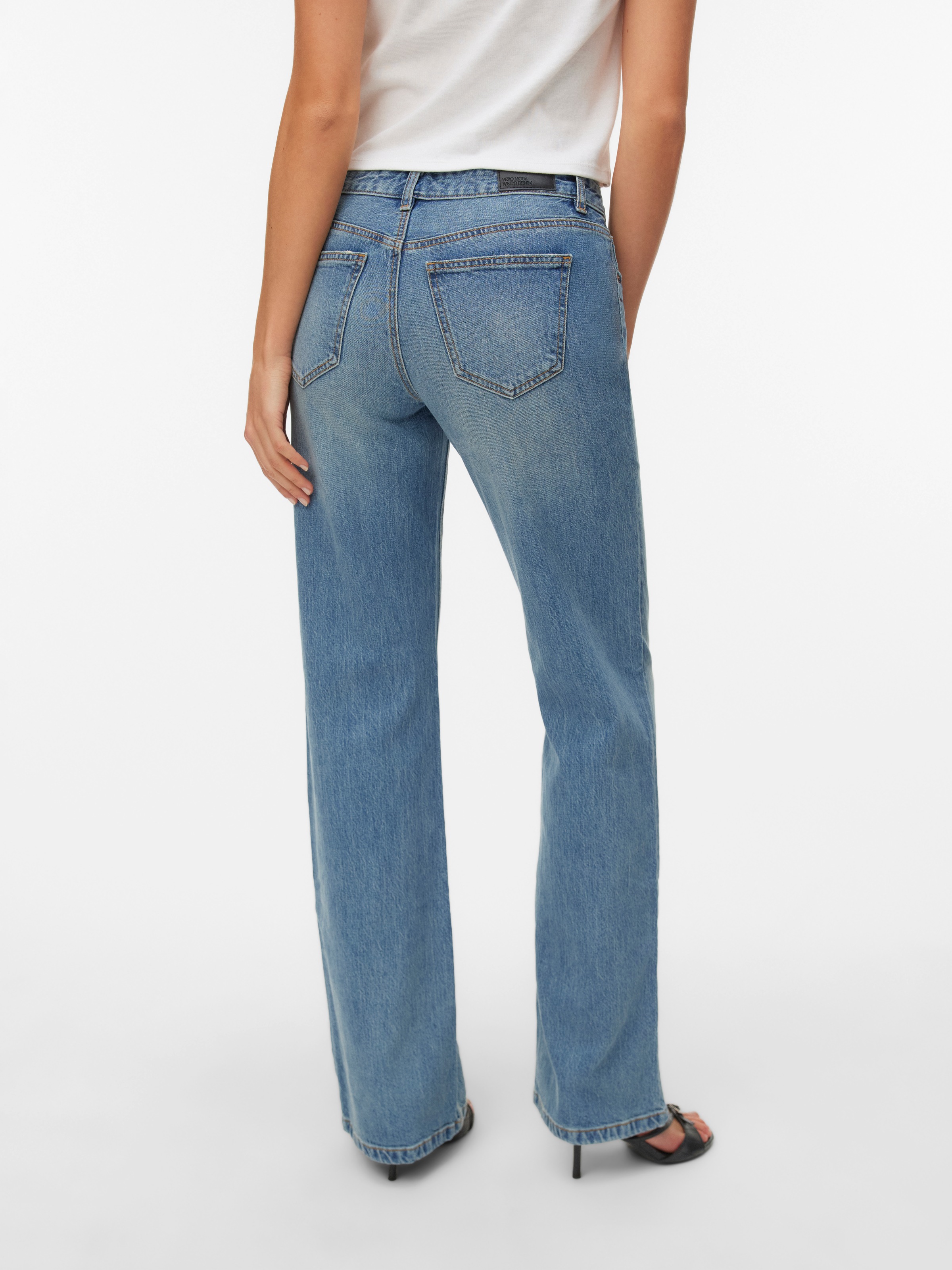 Vero Moda Bootcut-Jeans "VMASTA LR BOOTCUT JEANS LI3176 NOOS" Baumwollmisch günstig online kaufen