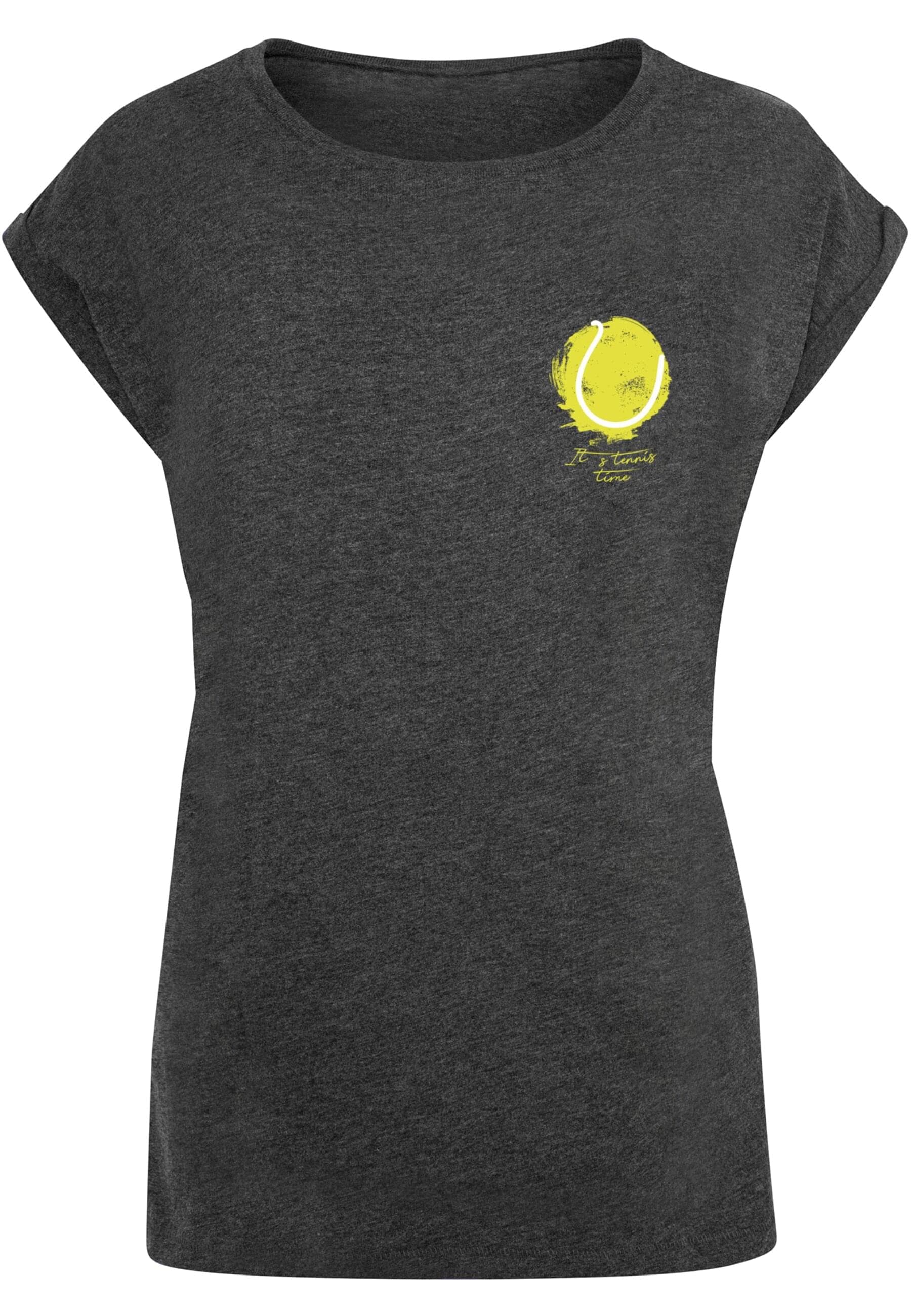 Merchcode T-Shirt "Merchcode Damen Ladies Its Tennis Time Extended Shoulder günstig online kaufen