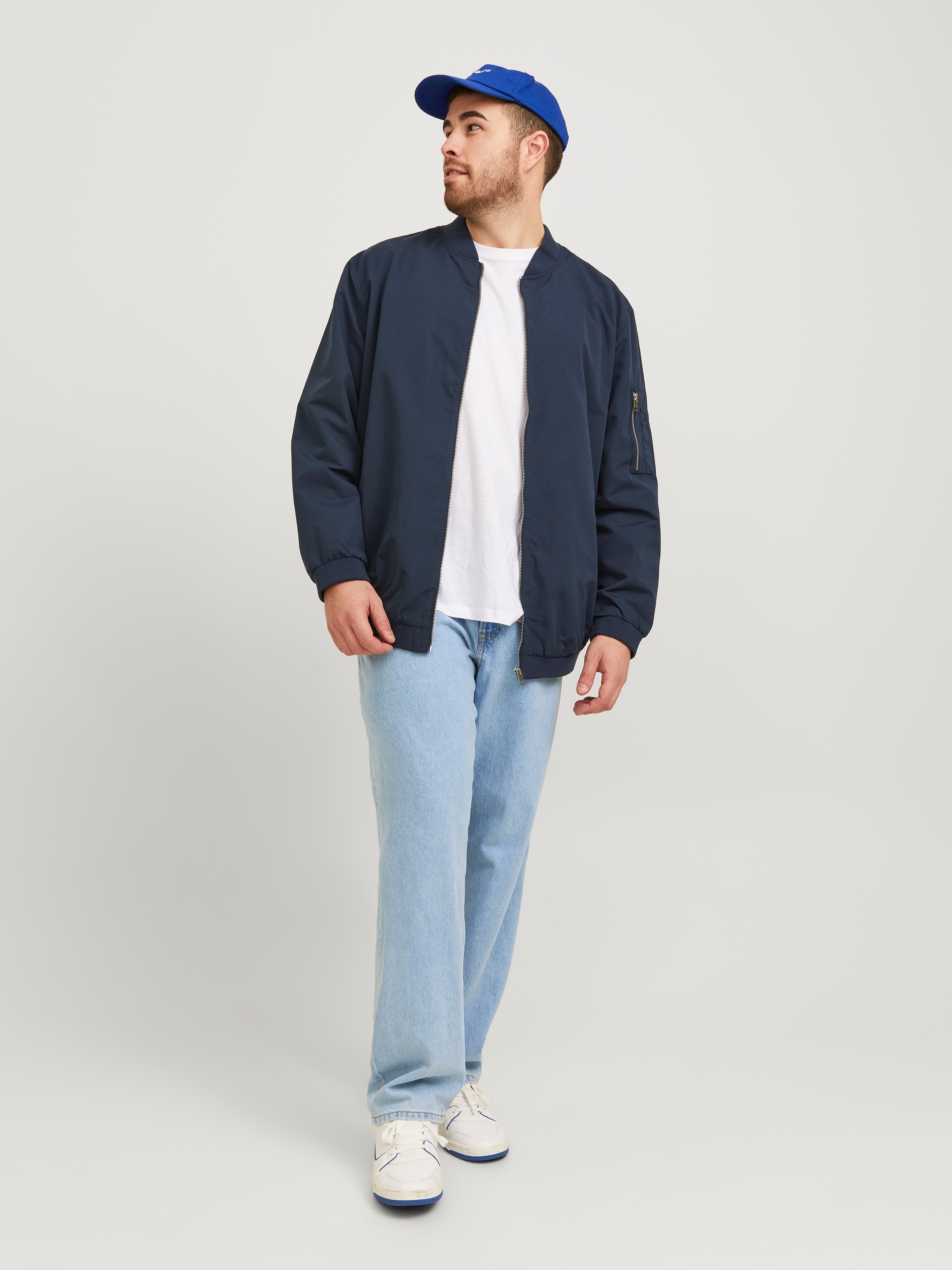 Jack & Jones PlusSize Relax-fit-Jeans mit Five-Pocket-Design