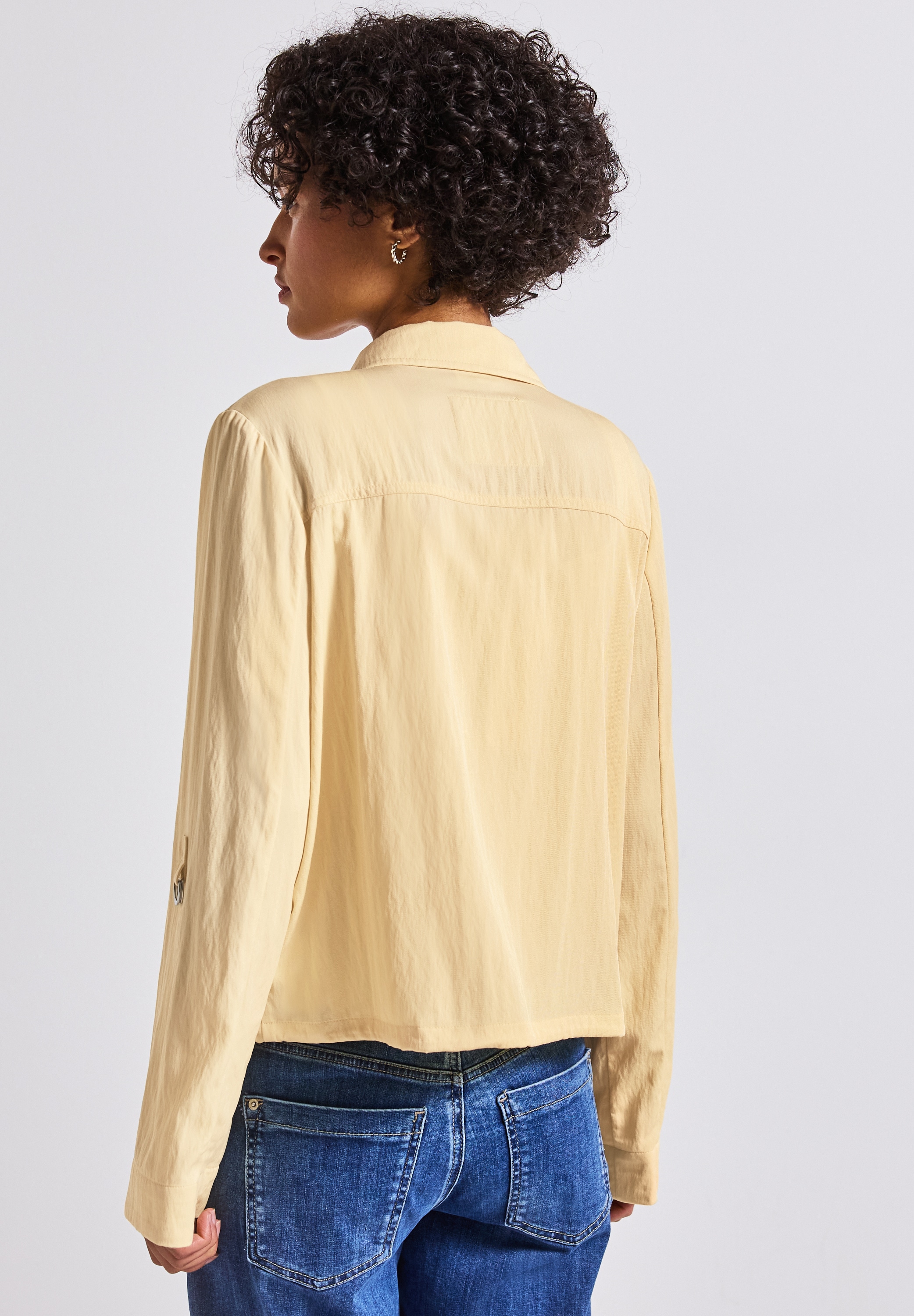 STREET ONE Kurzjacke, ohne Kapuze, mit Knopfleiste