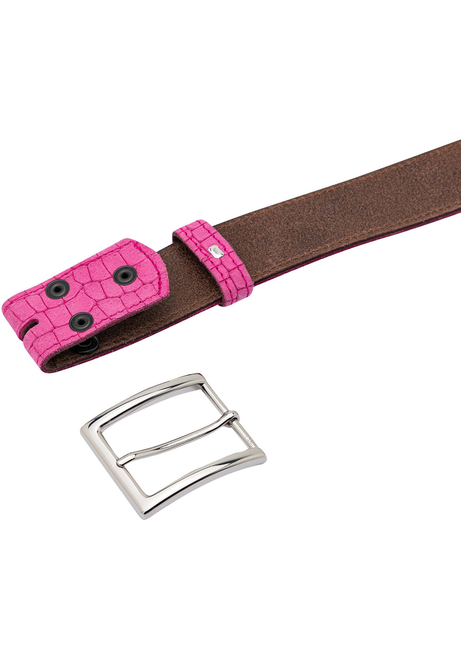 Rettungsring Gürtel Ledergürtel mit austauschbarer Schließe "Halbschließe E günstig online kaufen