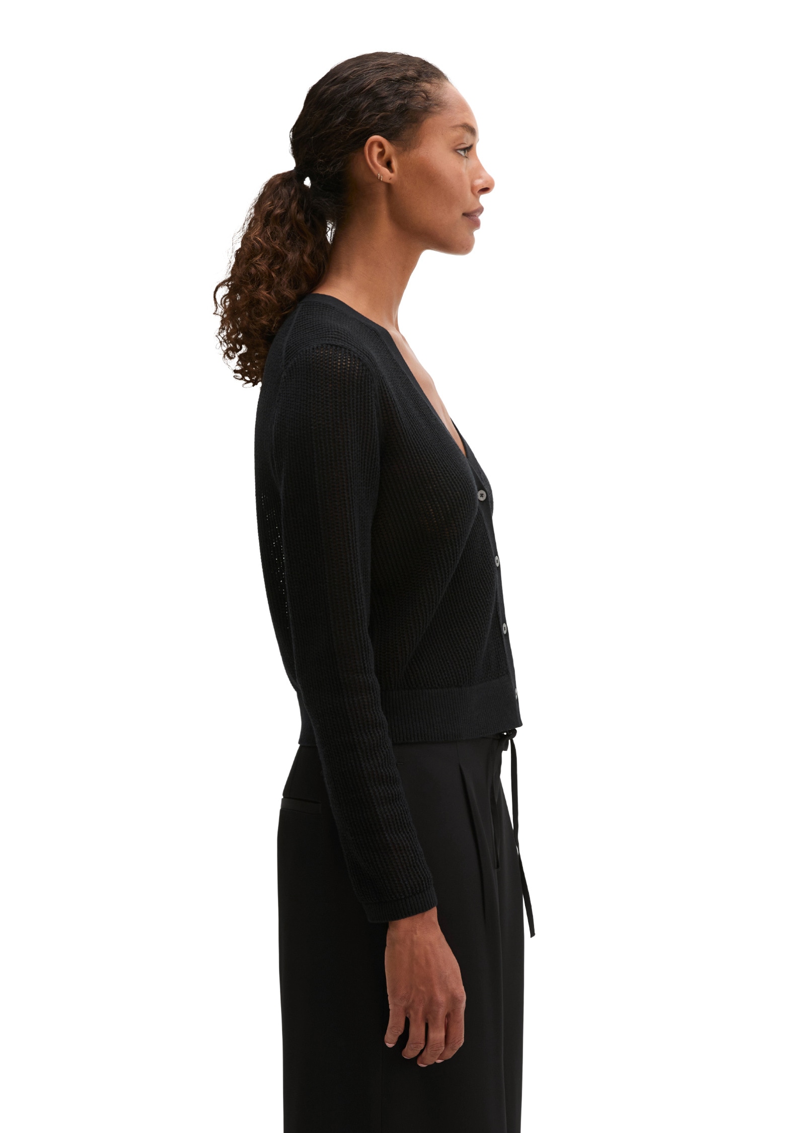 Marc O'Polo Cardigan »aus Baumwolle-Leinen-Slub-Garn«