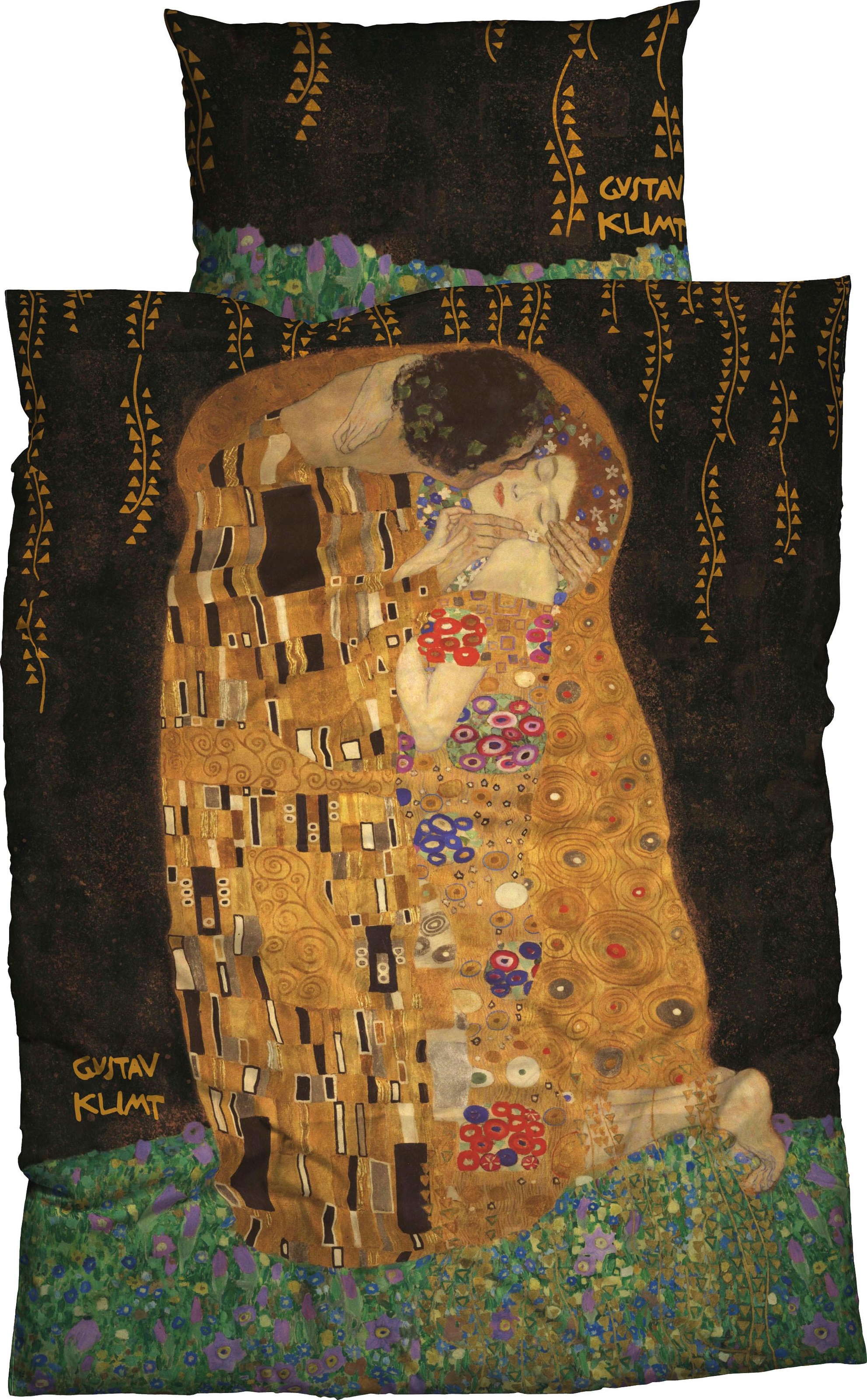 Goebel Bettwäsche "Kuss", (2 tlg.), mit Klimt Gemälde