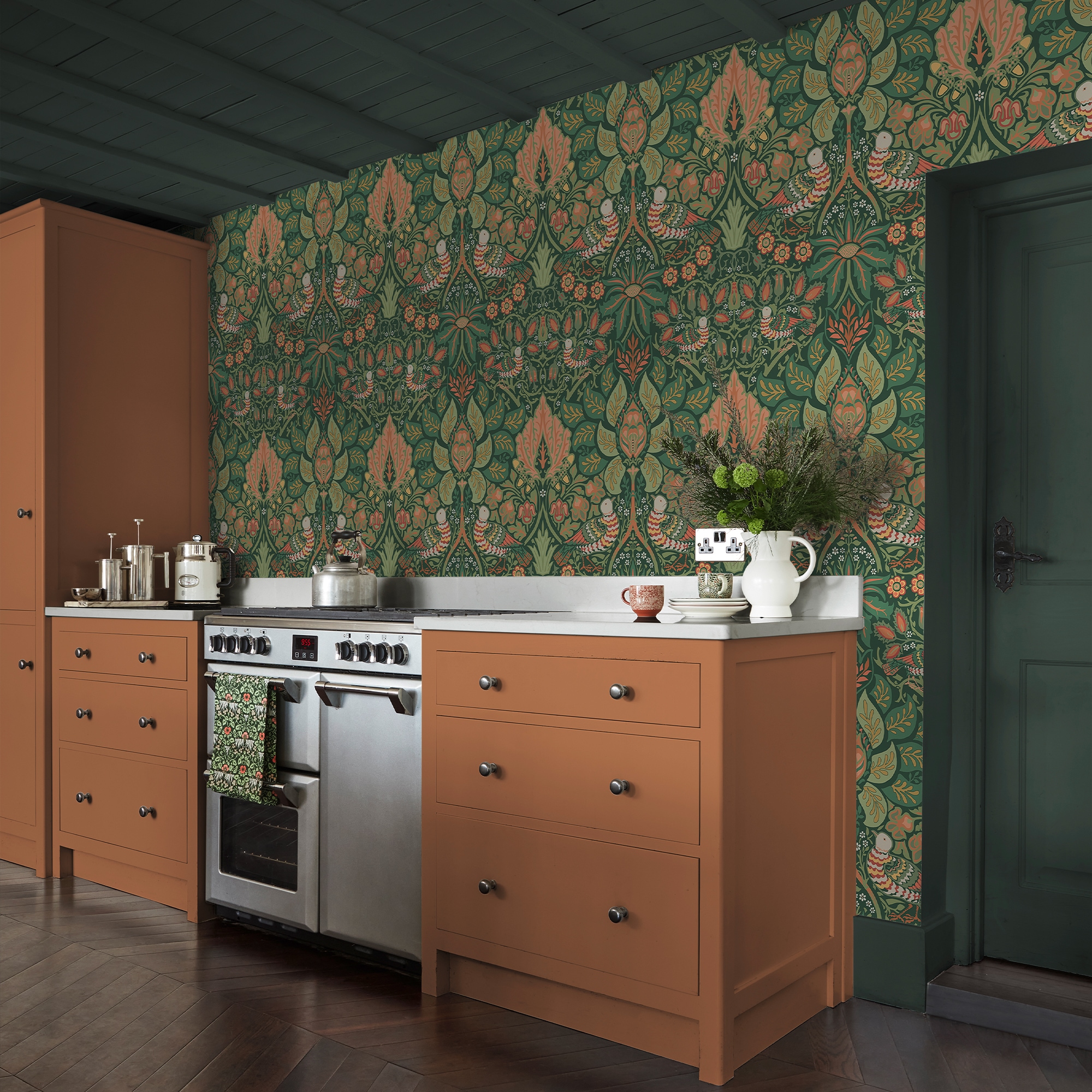 WILLIAM MORRIS AT HOME Vliestapete »Dove & Rose Woodland«, Motiv, Design Tapeten