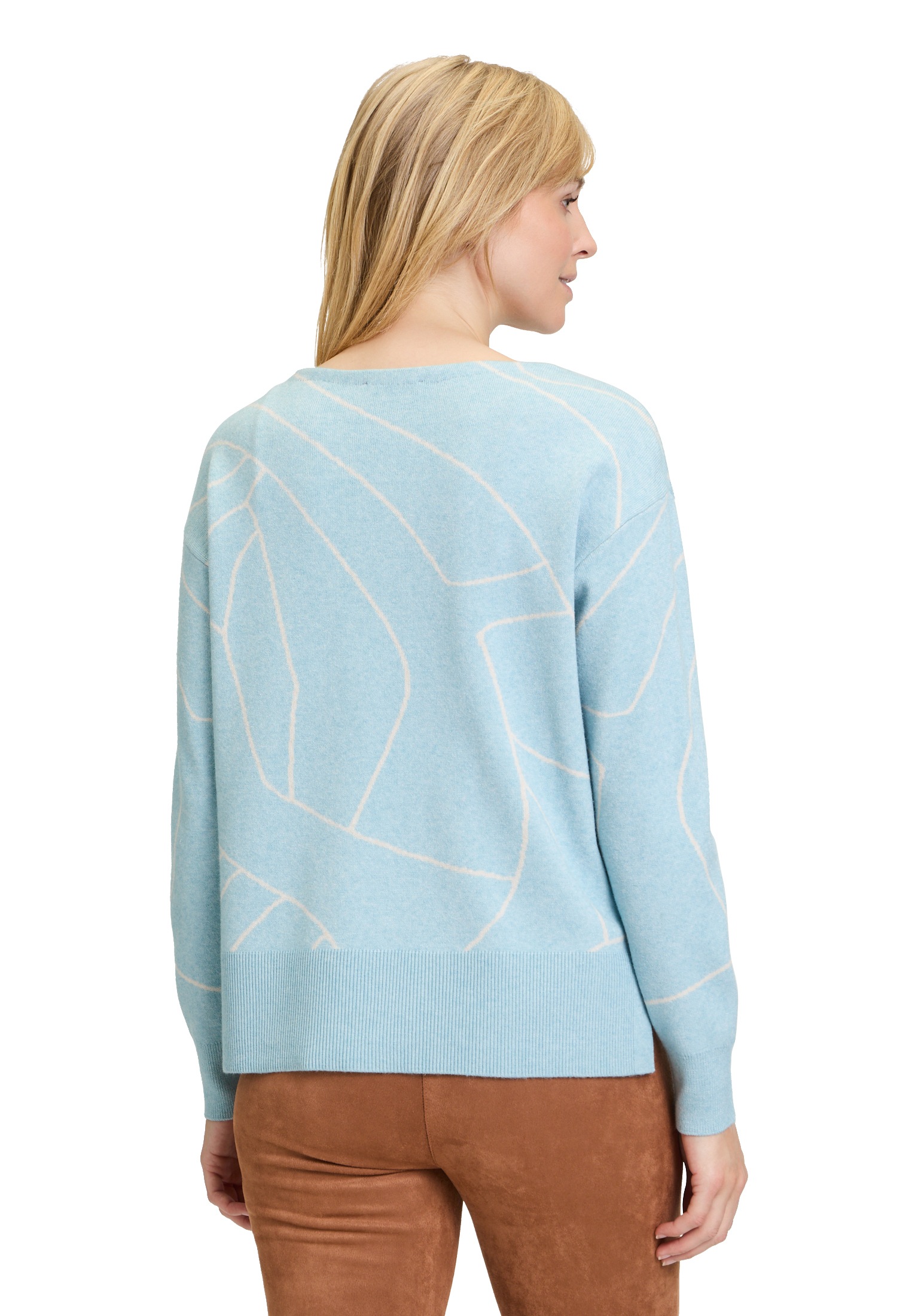 Betty Barclay Strickpullover »Betty Barclay Damen Strickpullover mit Jacquard«, (1 tlg.), Jacquard