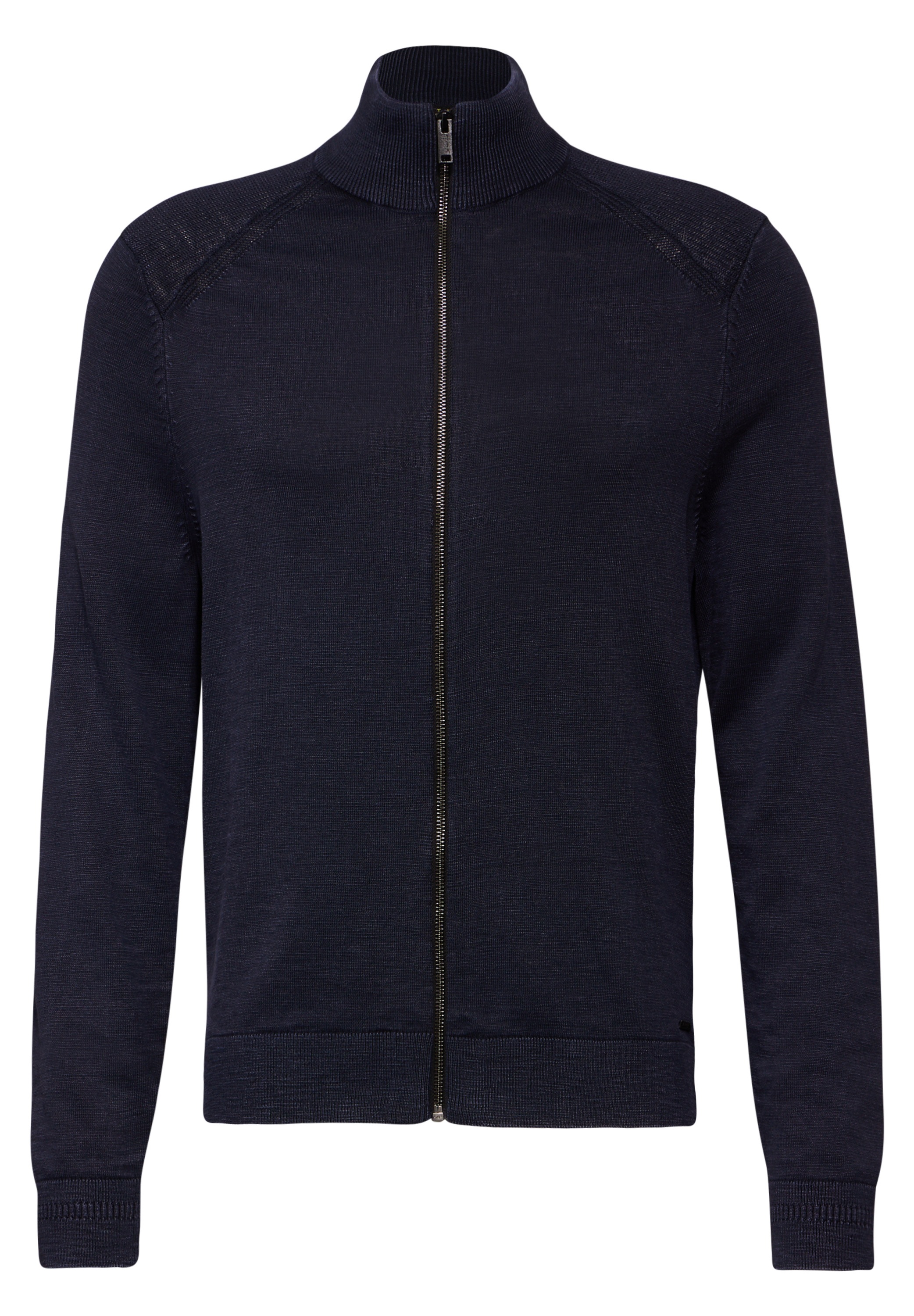 STREET ONE MEN Strickjacke, aus reiner Baumwolle