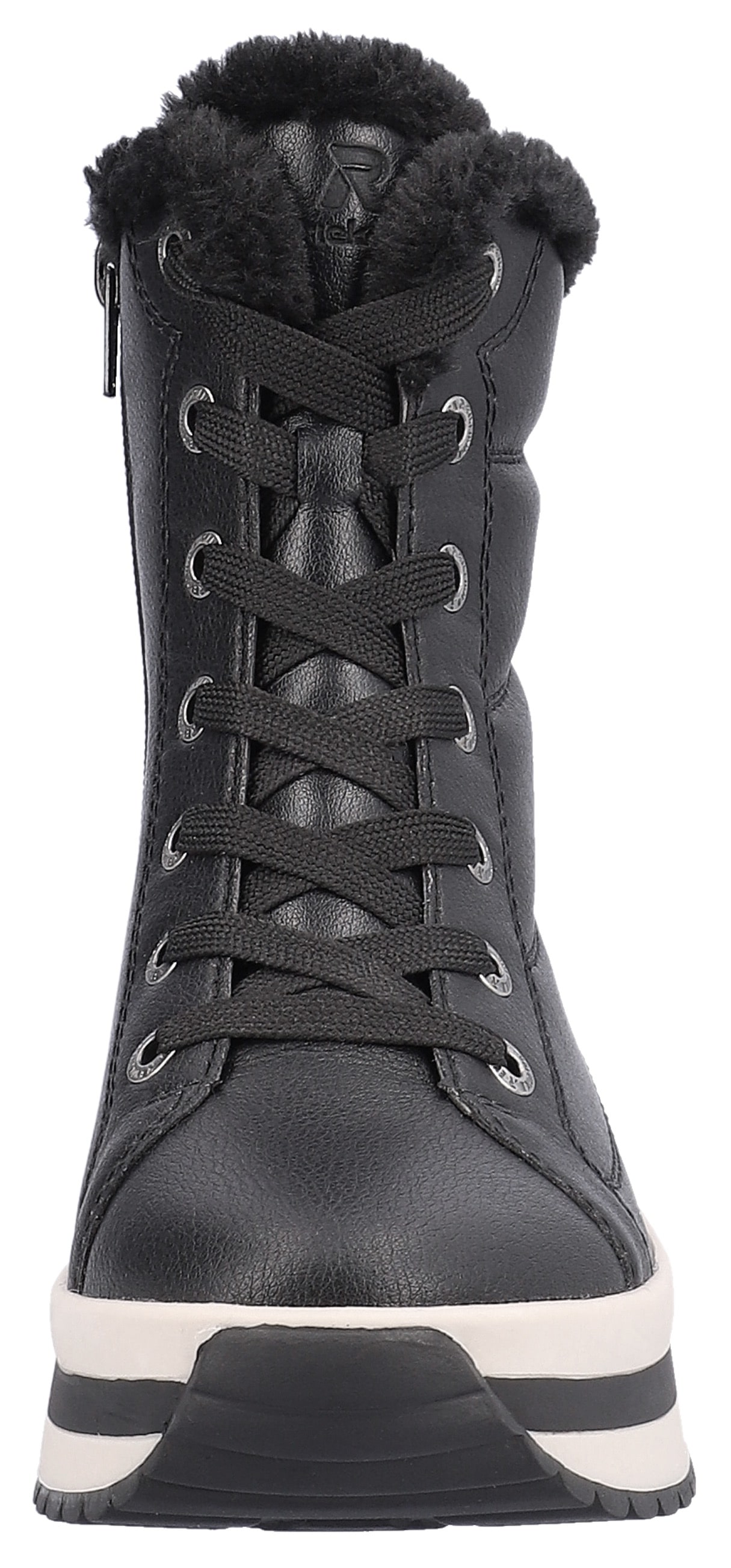 Rieker EVOLUTION Winterboots, Schnürboots, Stiefelette mit praktischem Innenreißverschluss