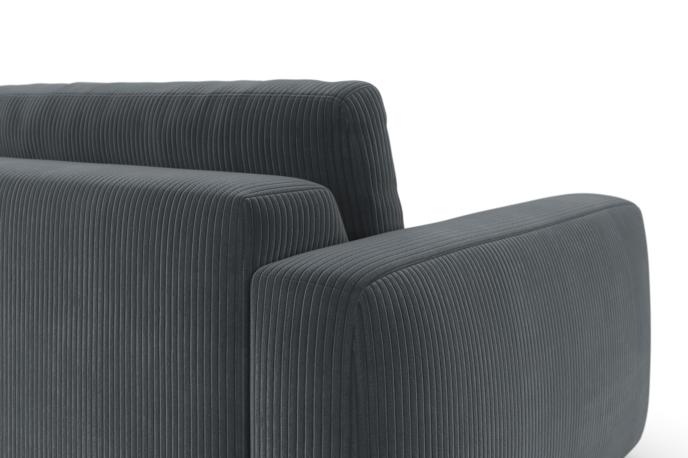 TRENDMANUFAKTUR Big-Sofa »Bourbon, Designsofa,«, mit extra hohem Sitzkomfort, in trendigem Cord Bezug erhältlich
