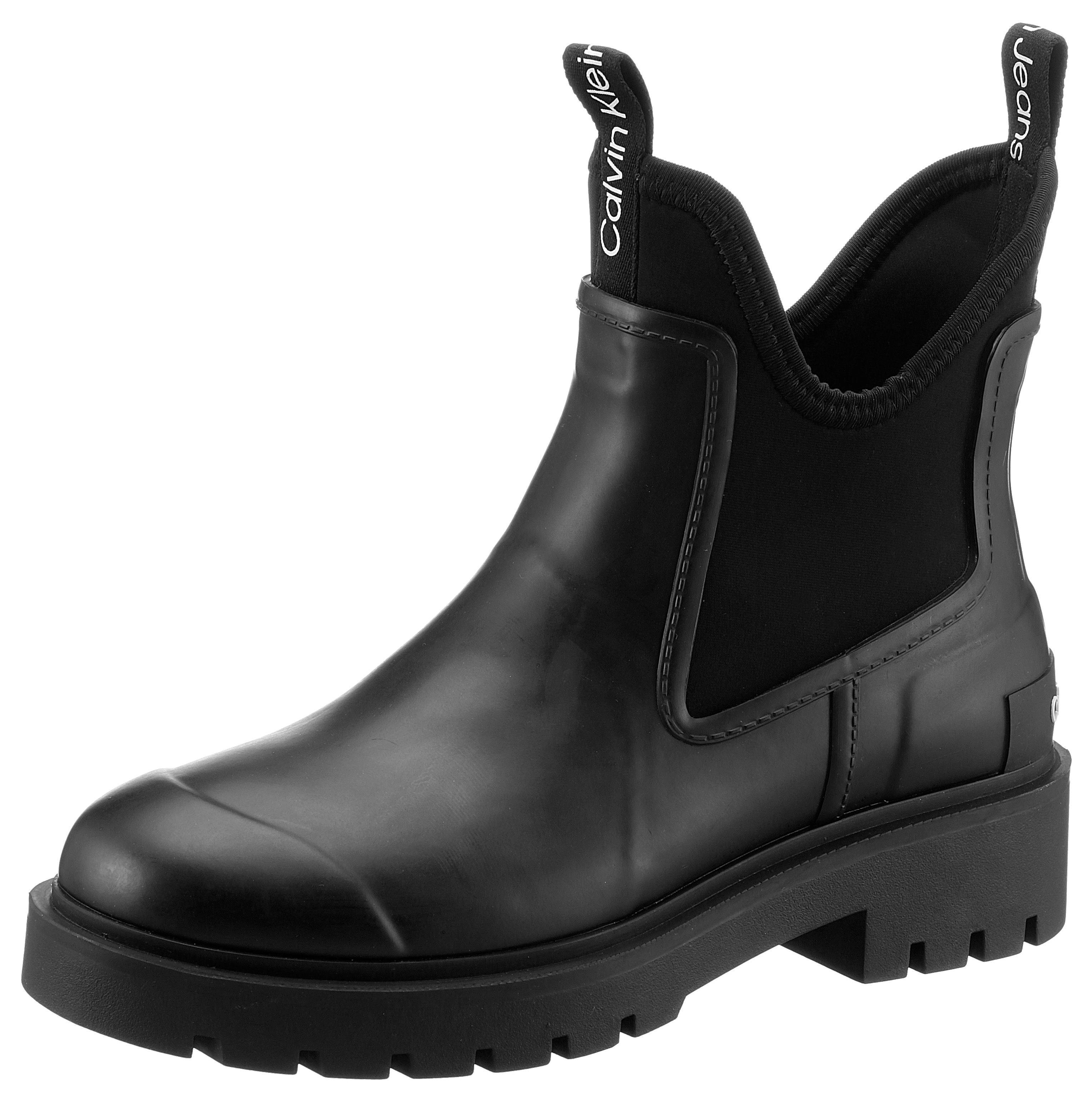 Calvin Klein Jeans 1100000002199 "MID RAINBOOT CHELSEA" Chelseaboots, Stiefelette mit Stretcheinsatz