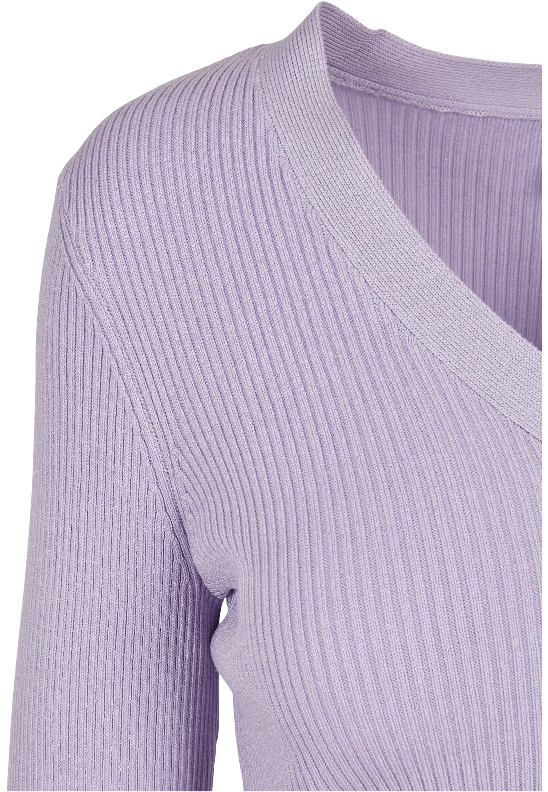 URBAN CLASSICS Strickjacke »Urban Classics Damen Ladies Short Rib Knit Cardigan«