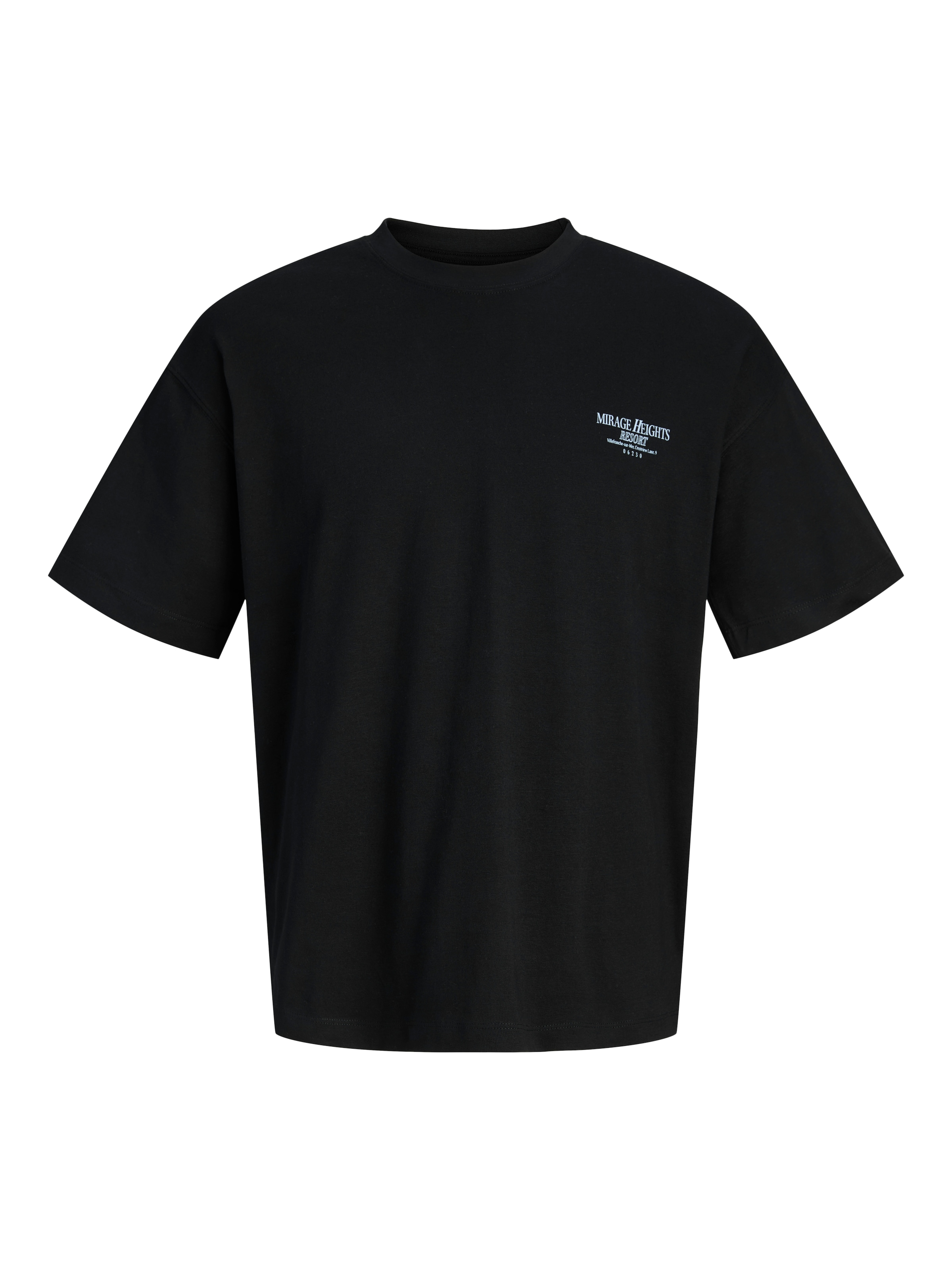 Jack & Jones Kurzarmshirt »JORSANREMO BACK TEE SS CREW NECK LN« Baumwolle