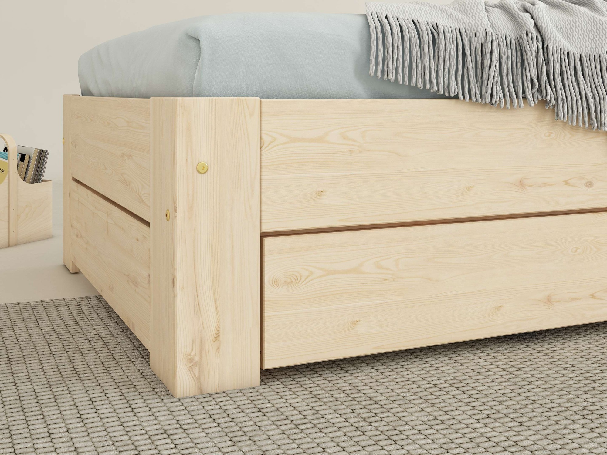 Home affaire Bettschubkasten "Imme", aus massiver Kiefer, passend für Bett günstig online kaufen