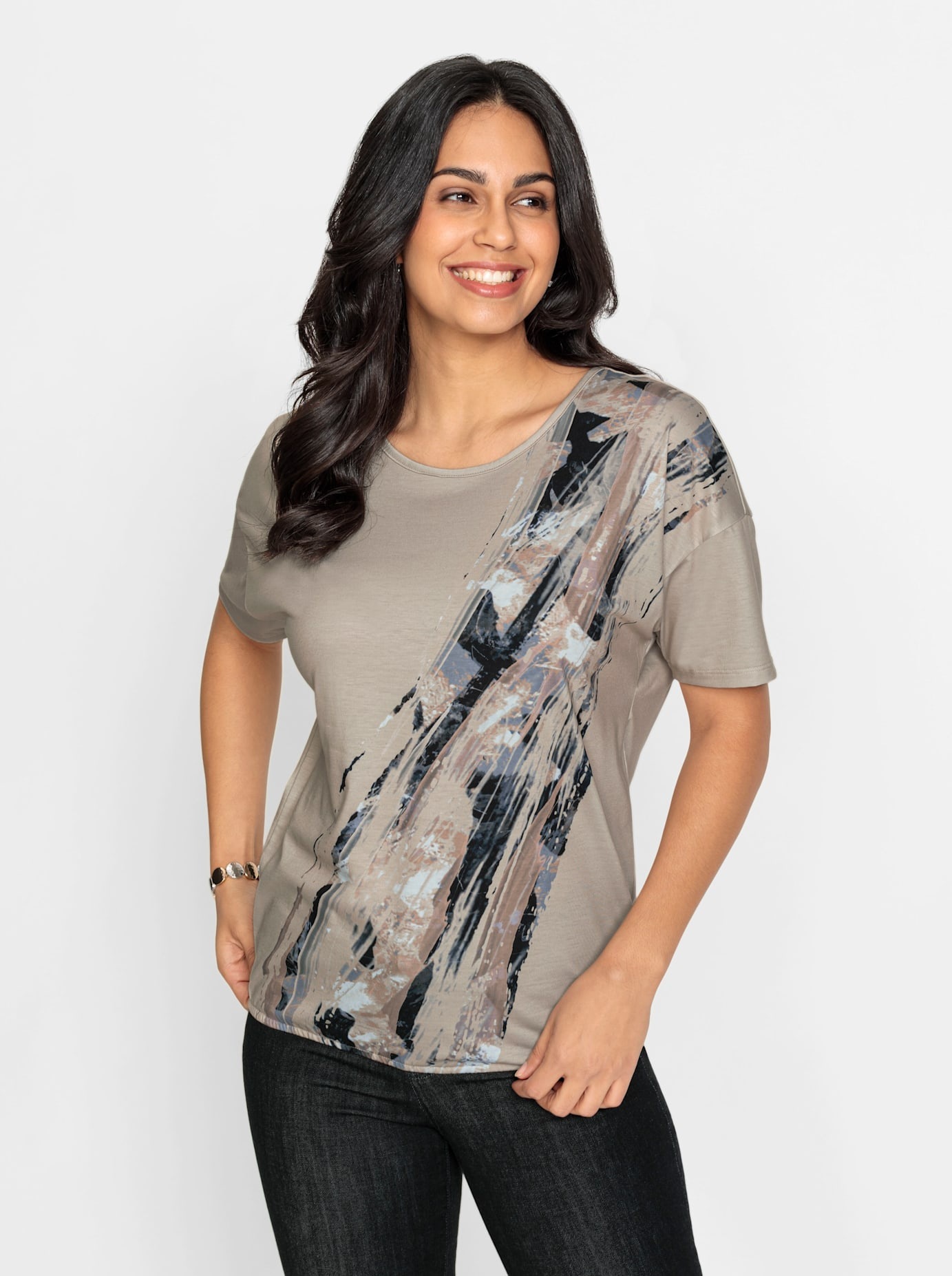 Inspirationen Rundhalsshirt "Shirt" 1 Stk. tlg. günstig online kaufen
