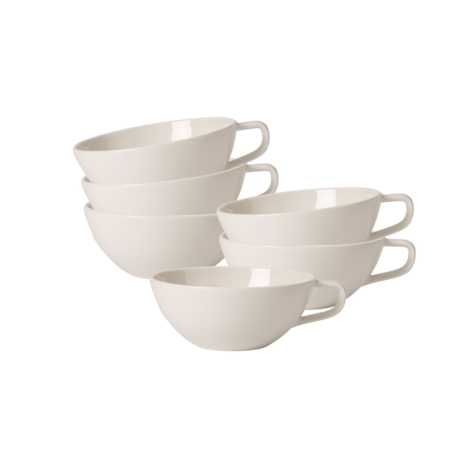 Villeroy & Boch Tasse "Teeobertassen Artesano Original 120 ml 6er Set weiß" günstig online kaufen