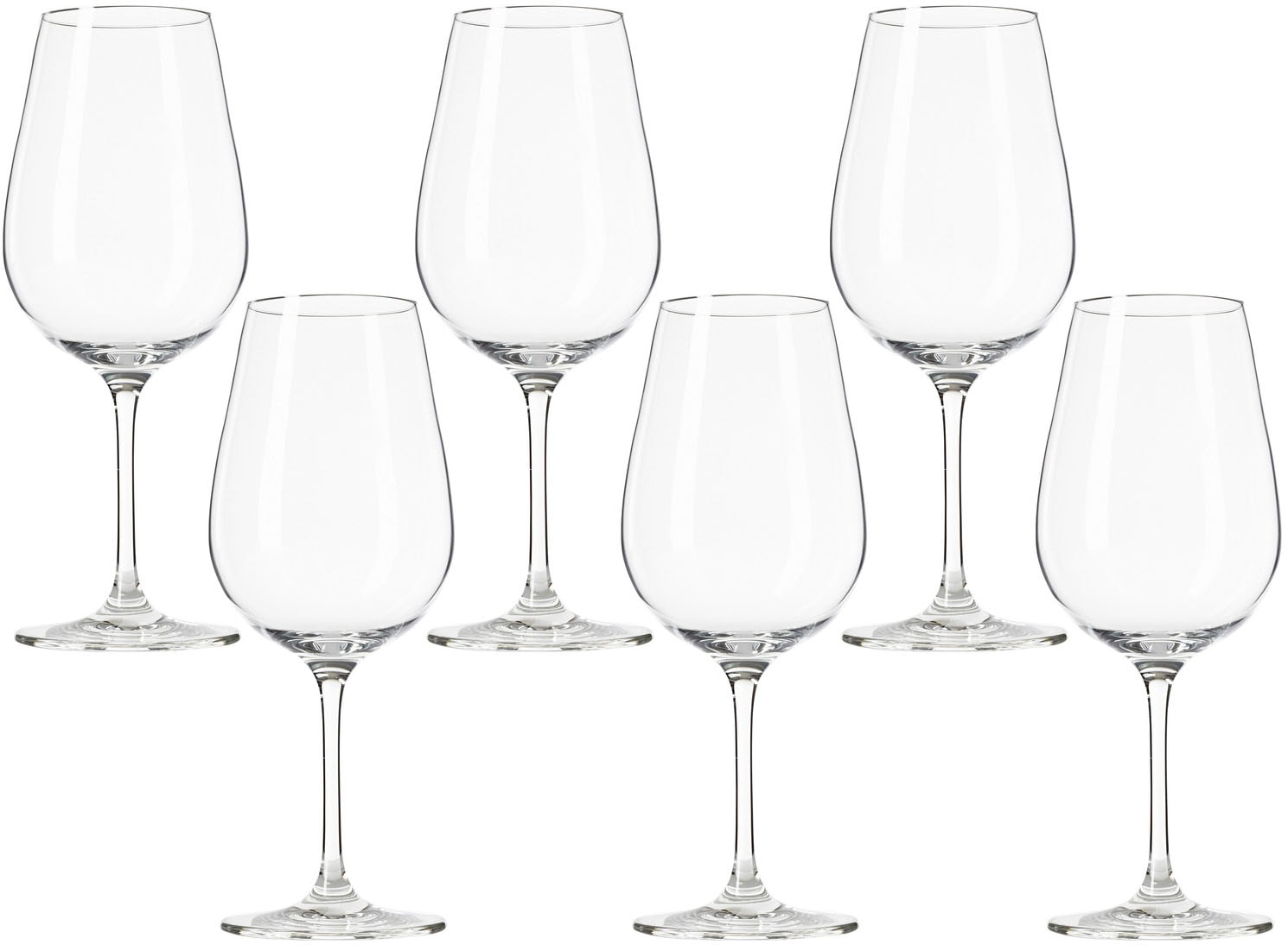 LEONARDO Rotweinglas "Tivoli", (Set, 6 tlg.), 580 ml, 6-teilig