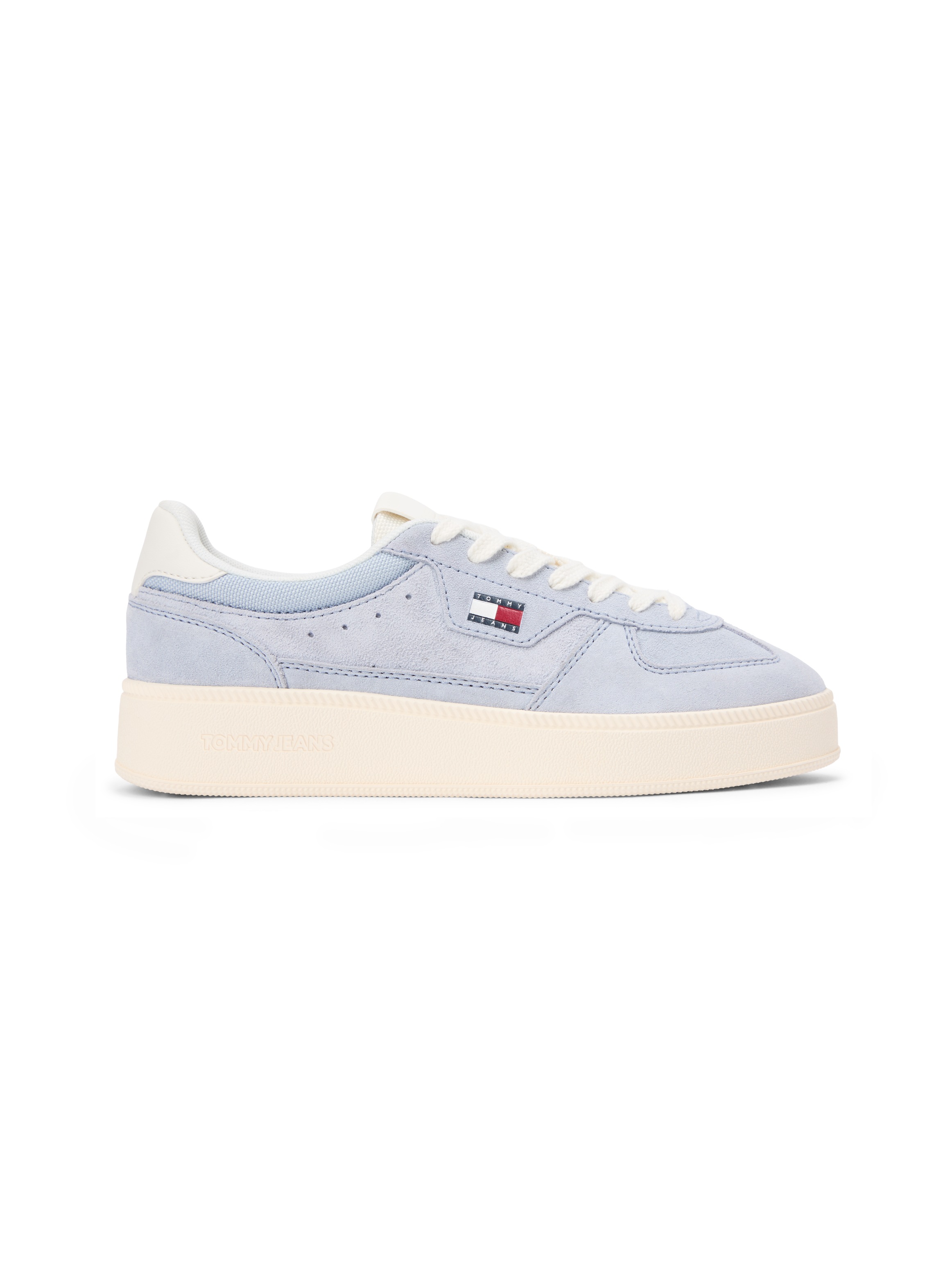 Tommy Jeans The Greenwich Edge Max Suede Platform Sneaker Light Blue 3