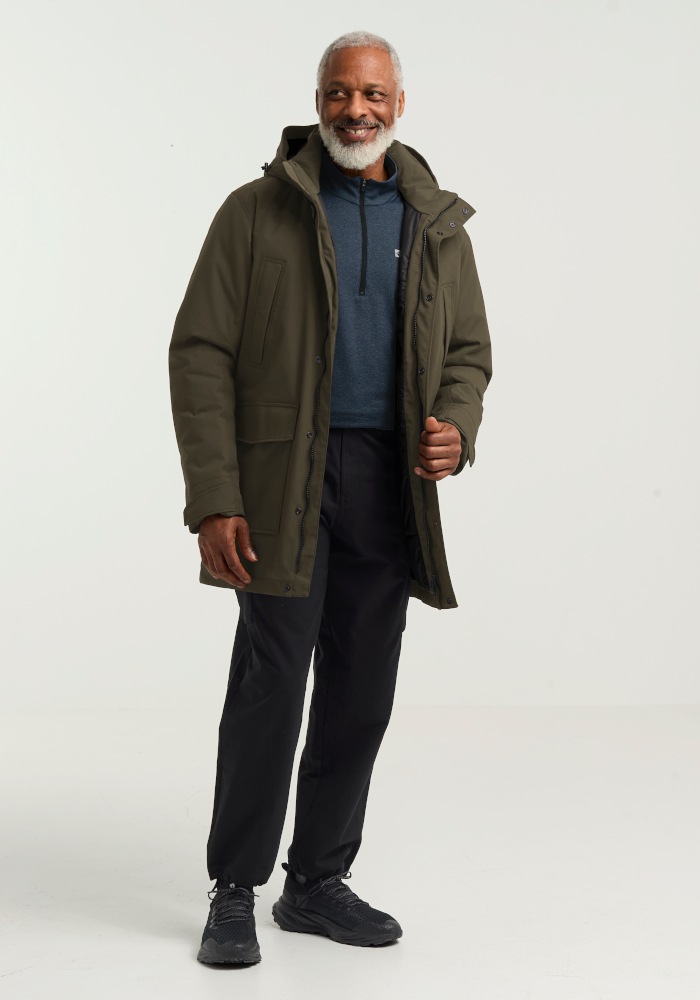 Jack Wolfskin Funktionsparka »CANYON SHIELD PARKA M« mit Kapuze mit TEXAPORE-Technologie, atmungsaktiv, wasserdicht, winddicht