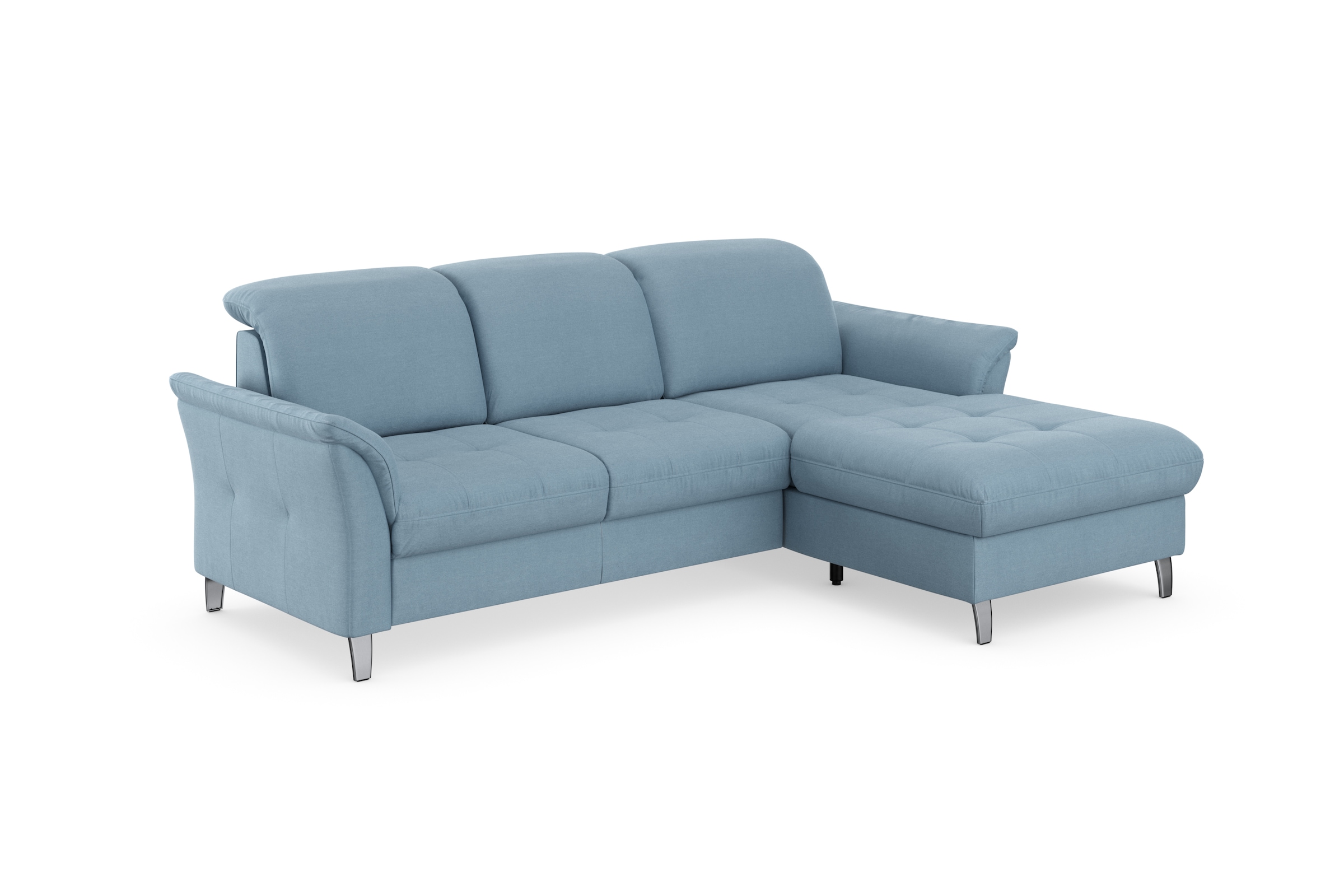 sit&more Ecksofa »Maggiore L-Form«, wahlweise mit Kopfteilverstellung, Bettfunktion und Bettkasten