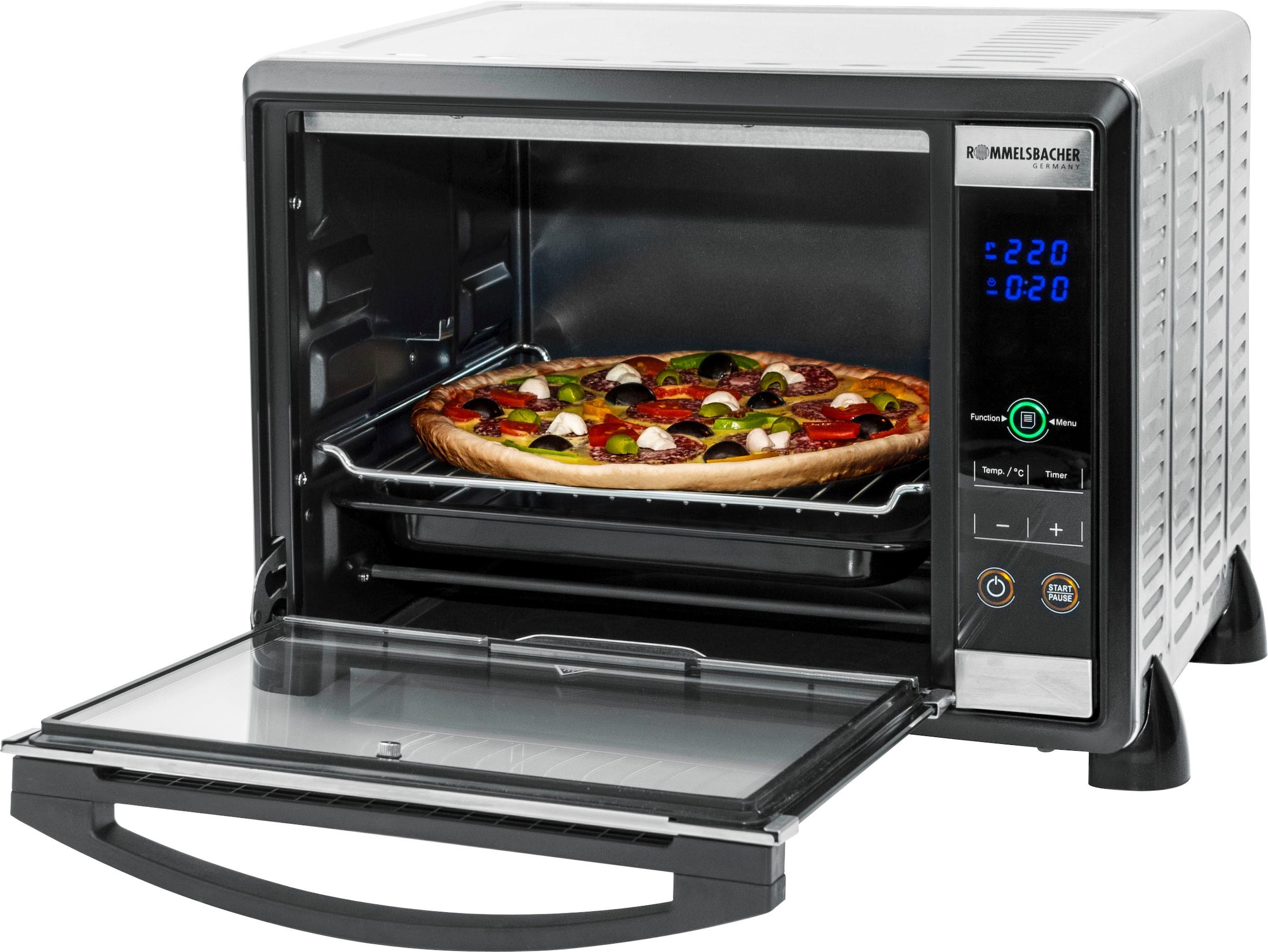 Rommelsbacher Minibackofen »Elektronik Back & Grill Ofen BGE 1580/E«