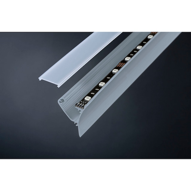 Paulmann LED-Streifen »Corner Profil 100 cm Grau, Kunststoff Grau,  Kunststoff« kaufen | BAUR