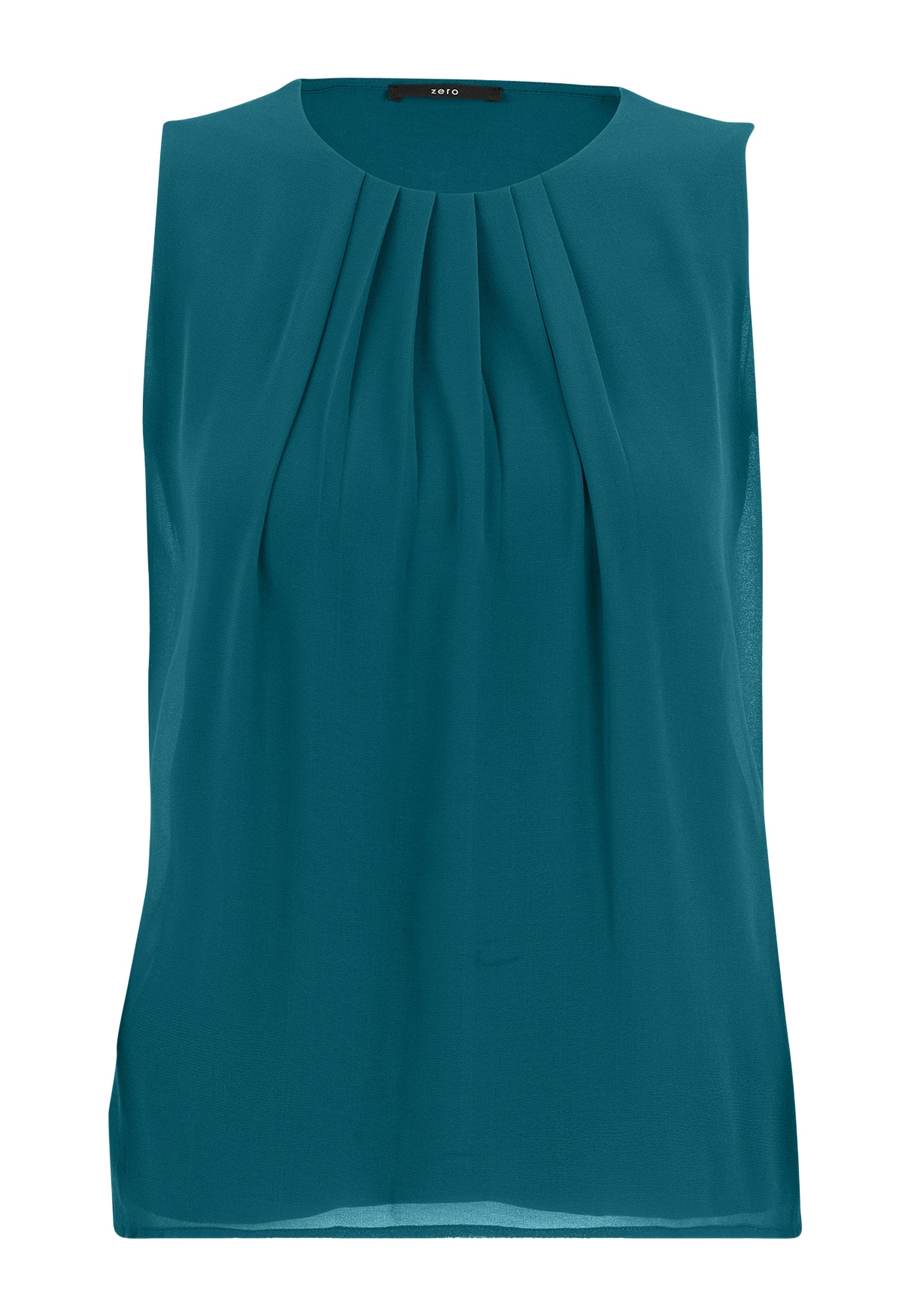 Zero Blusentop "zero Damen Blusentop mit Falten" günstig online kaufen
