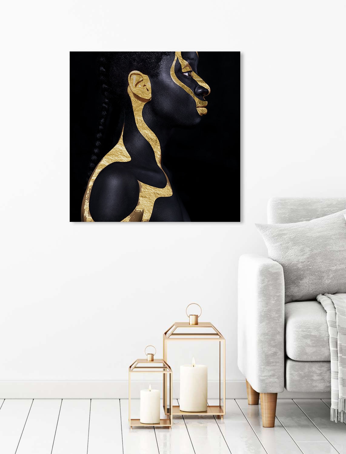 queence Acrylglasbild "Chnum", Frau-Gemälde-Frau-Bilder von Frauen-Mode-Mod günstig online kaufen