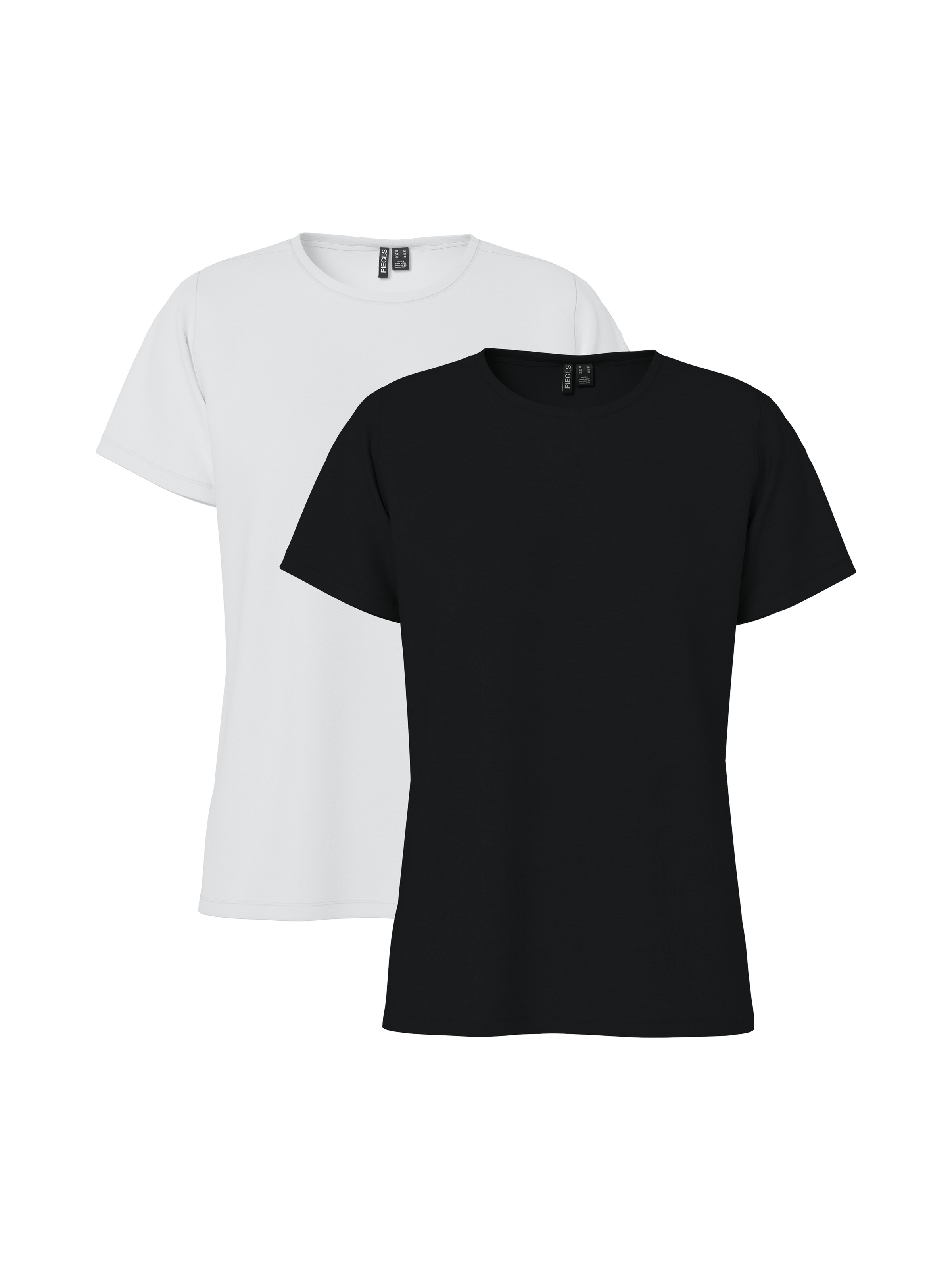 Thumbnail - pieces Kurzarmshirt "PCAMIRA SS TEE 2-PACK NOOS BC" Packung, 2 Stk.