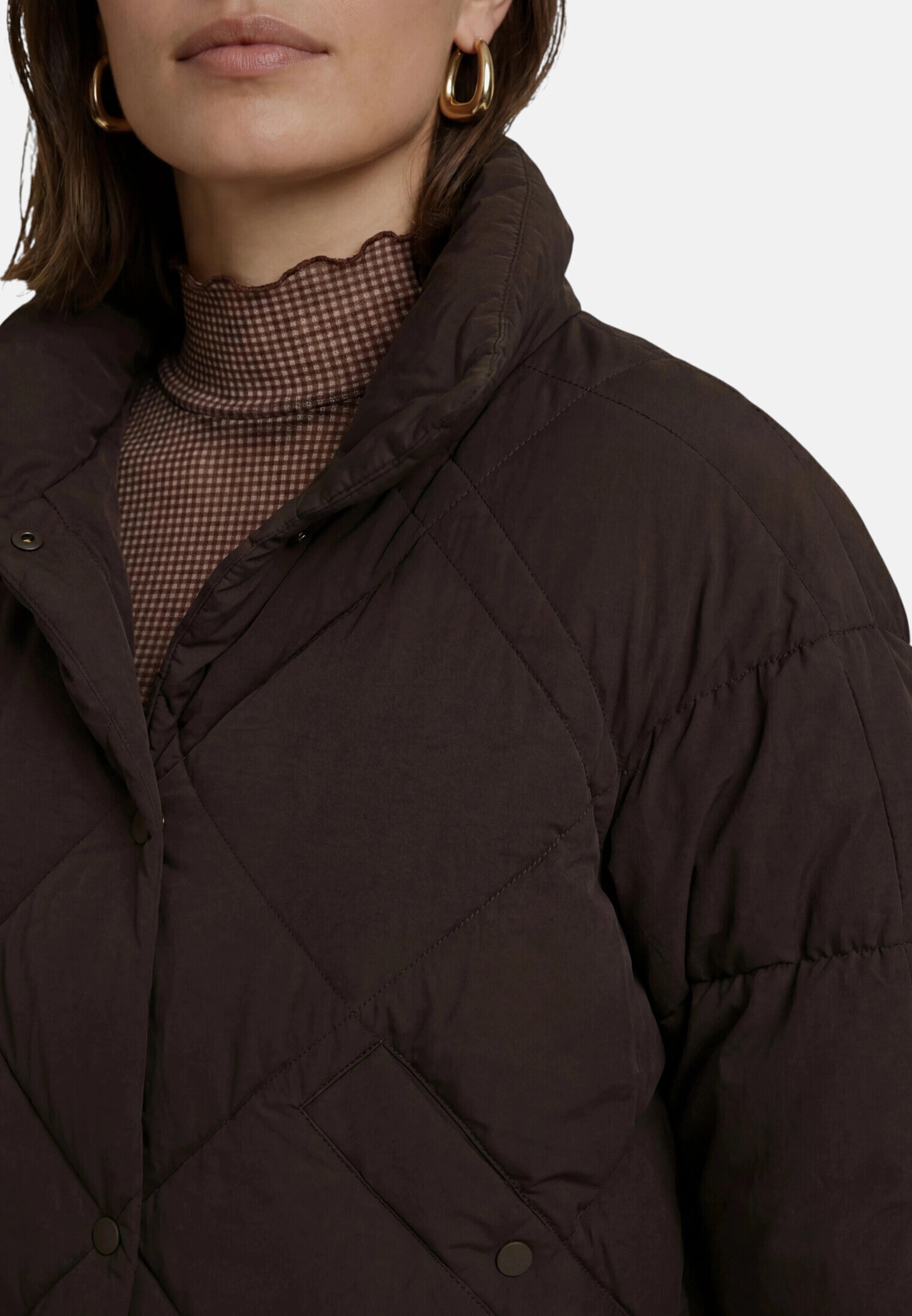 Zero Steppjacke »Damen mit Stehkragen«