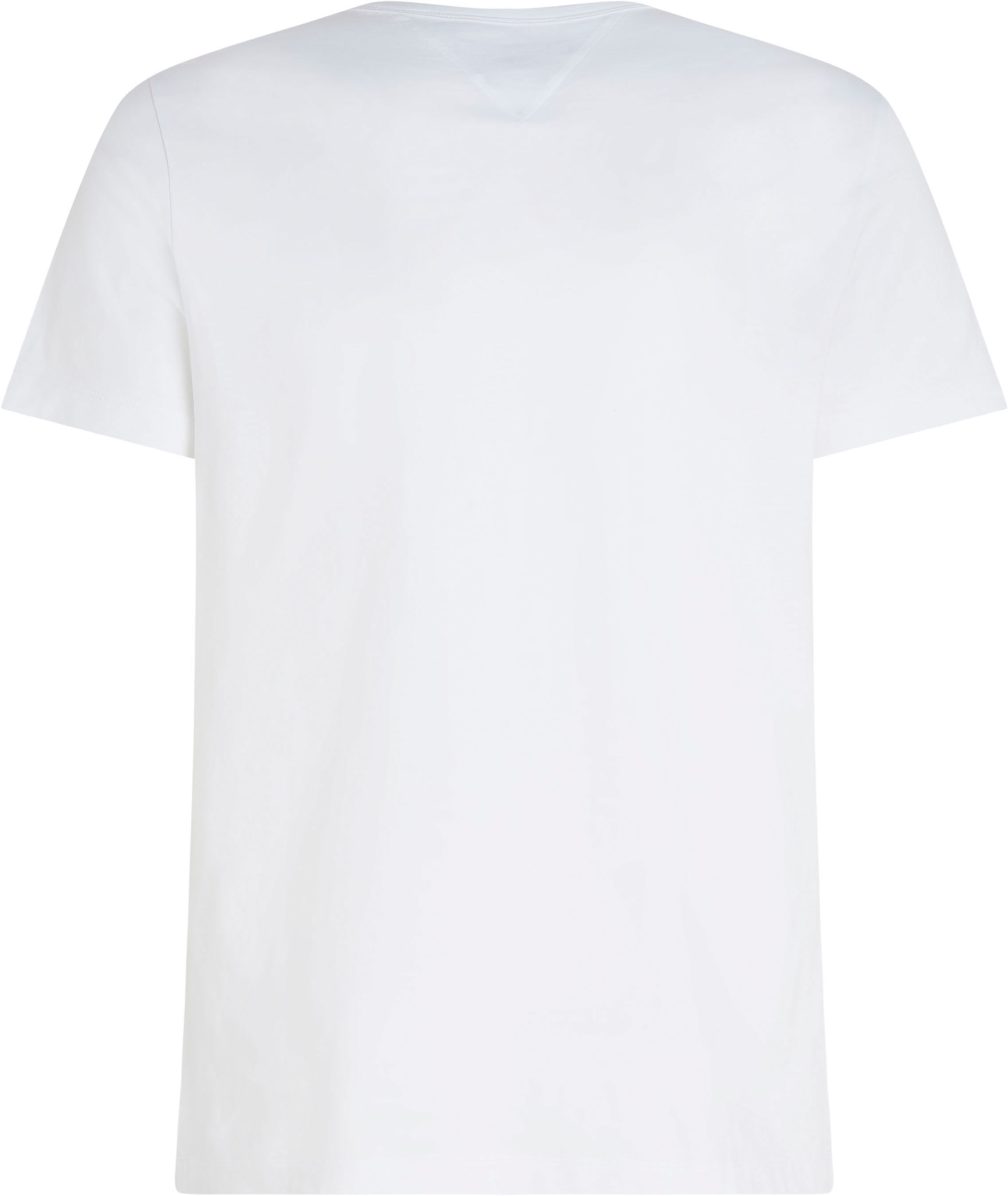 Tommy Hilfiger Rundhalsshirt »OFF PLACEMENT TEE«, mit kleiner Logostickerei am Ärmel