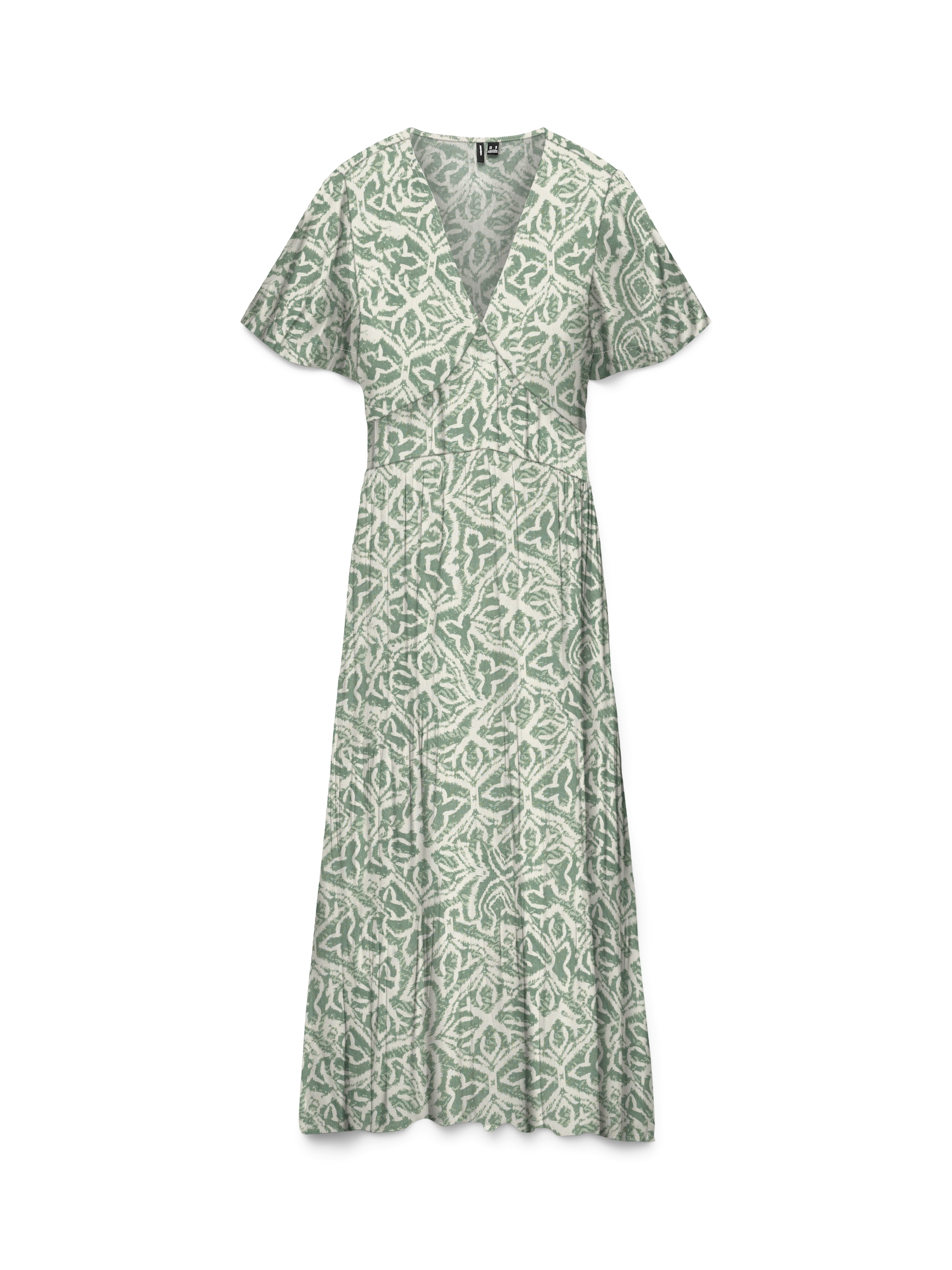 Vero Moda Sommerkleid "VMMENNY SS 7/8 V-NECK DRESS WVN GA" Viskose günstig online kaufen