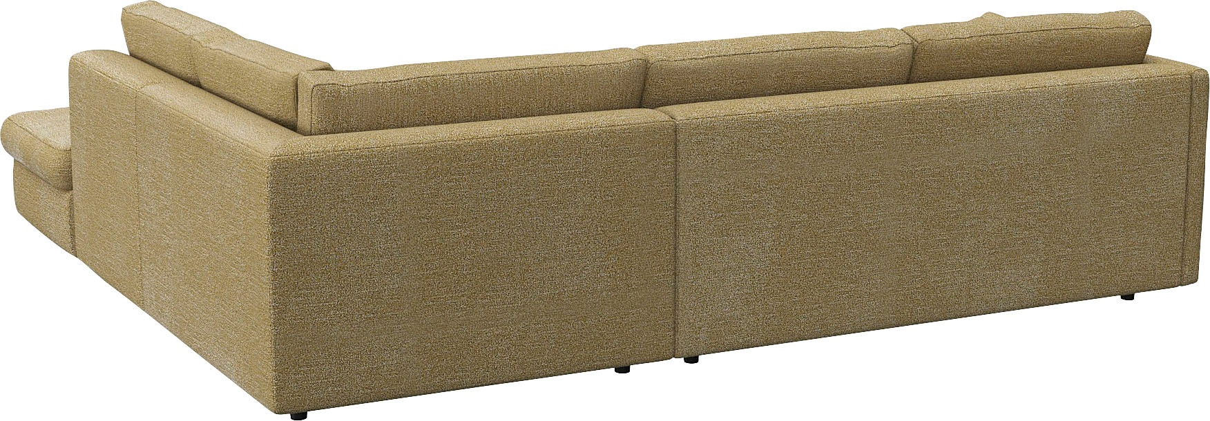 FLEXLUX Ecksofa »Lovane, elegant und zeitlos, bequem, L-Form«, Weich & anschmiegsam, große Sitztiefe auf Kaltschaum, Dekokissen inkl.