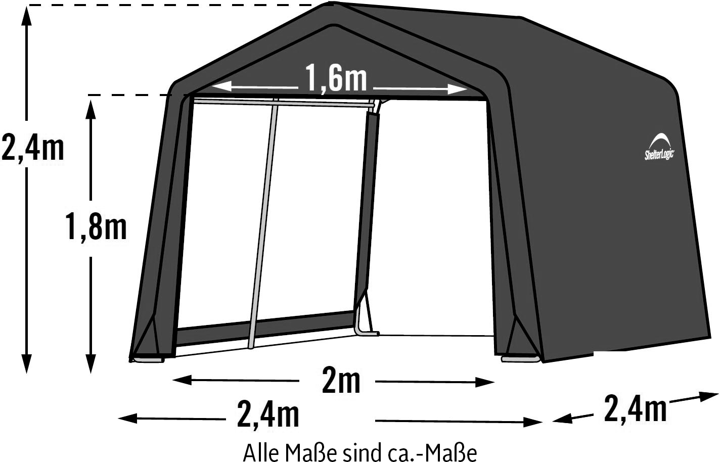 ShelterLogic Foliengerätehaus
