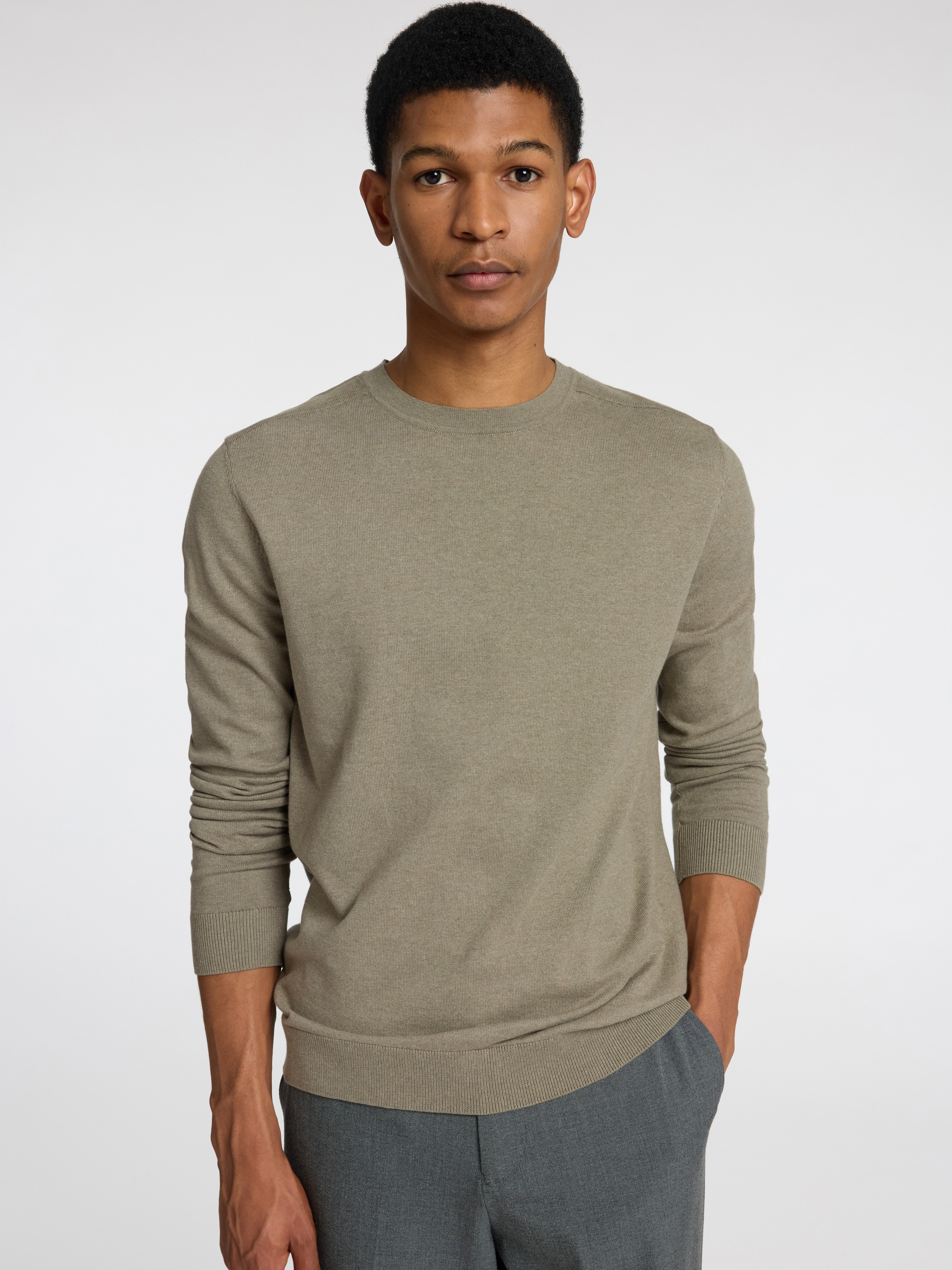 SELECTED HOMME Strickpullover "SLHBERG CREW NECK NOOS" günstig online kaufen