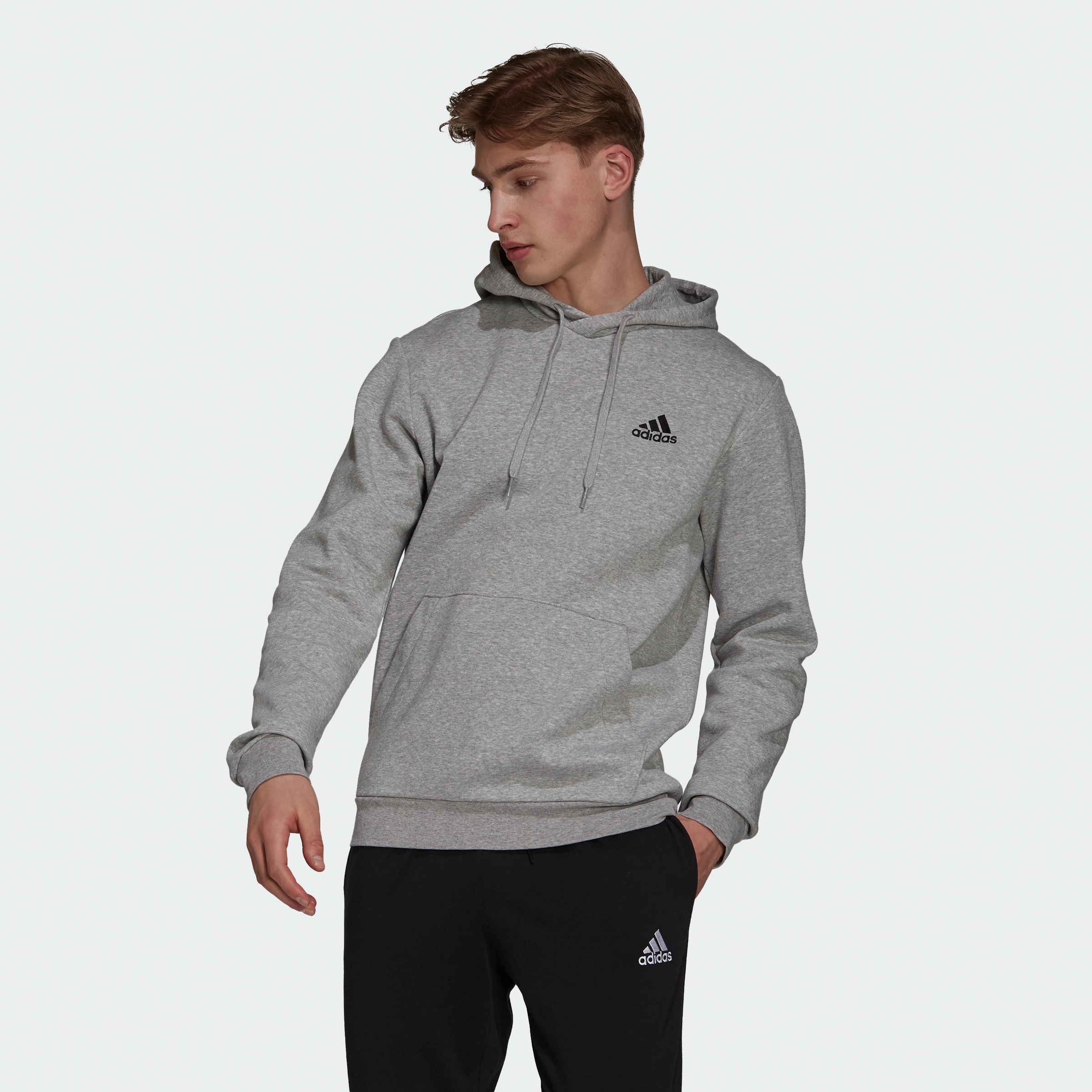 adidas Sportswear Kapuzensweatshirt "ESSENTIALS FLEECE HOODIE", weiches Fleecematerial