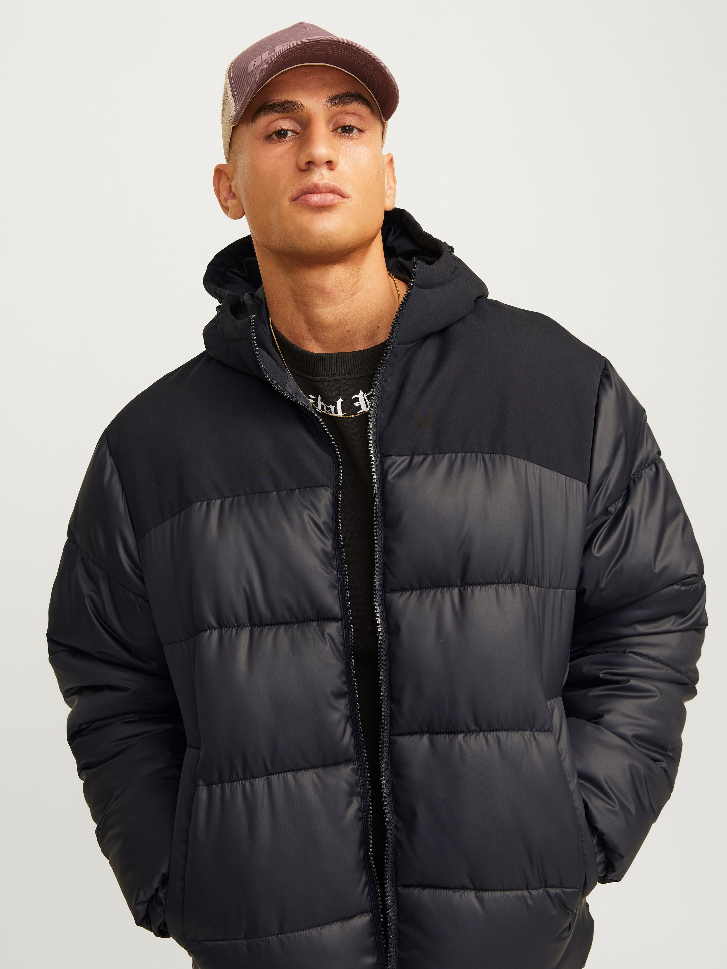 Jack & Jones Steppjacke »JJMOON HOOD PUFFER«, mit Kapuze