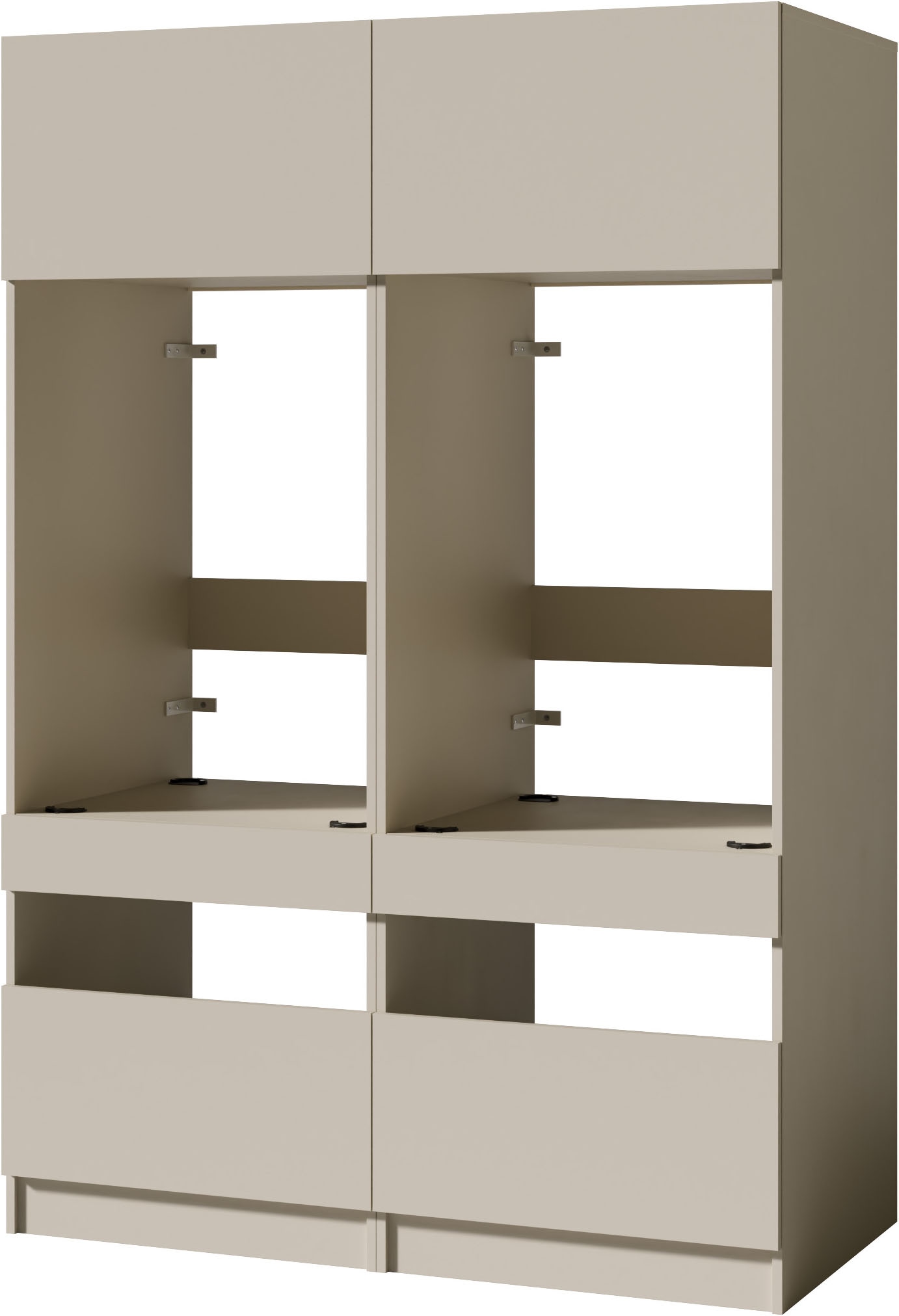 BASIC by Balculina Mehrzweckschrank-Set »Washhome B/T/H 135x68x200 cm« 2 Stk. tlg.