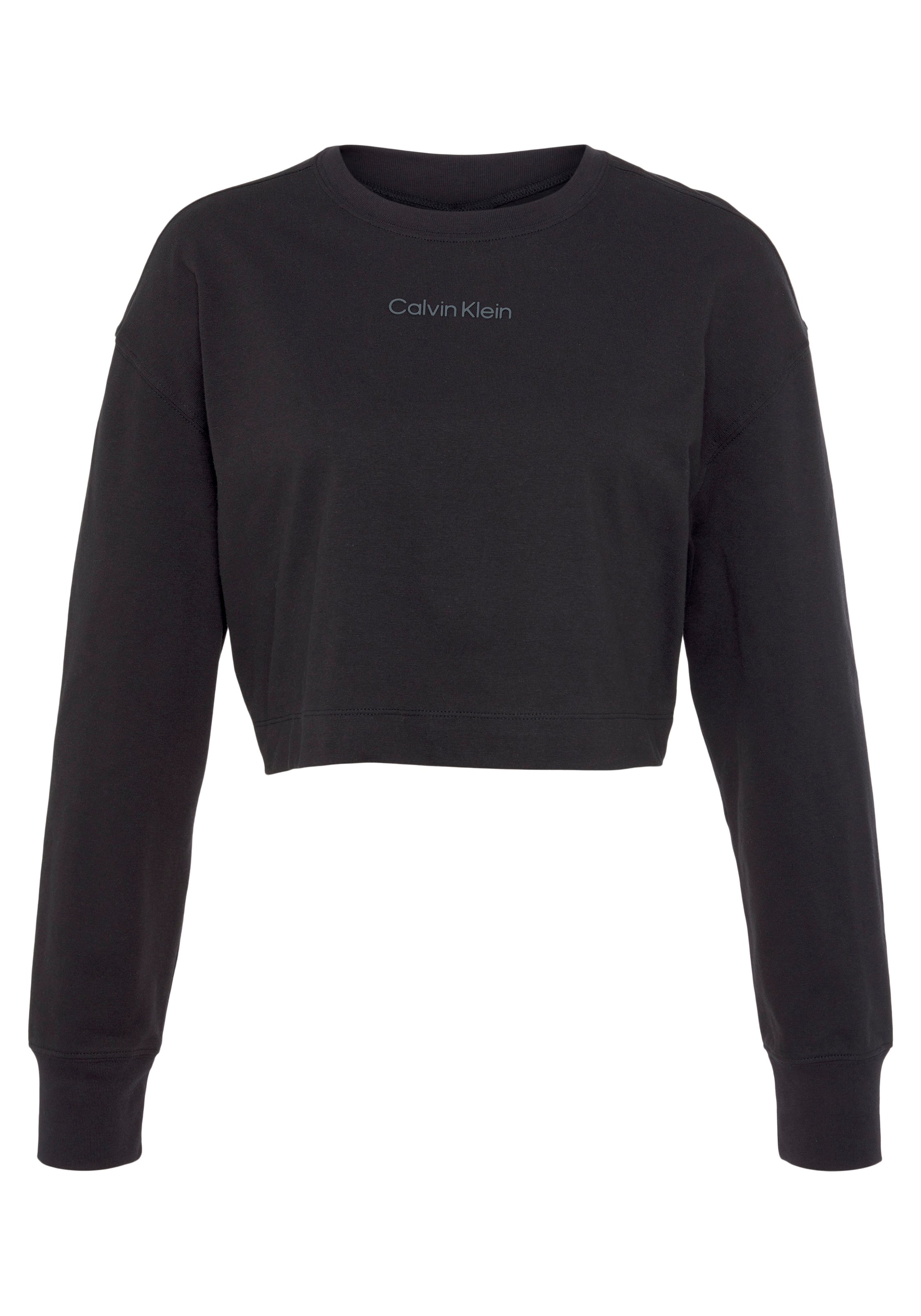 Calvin Klein Sport LS BAUR mit | Rundhalsausschnitt Top »PW bestellen Langarmshirt (Cropped)«, 
