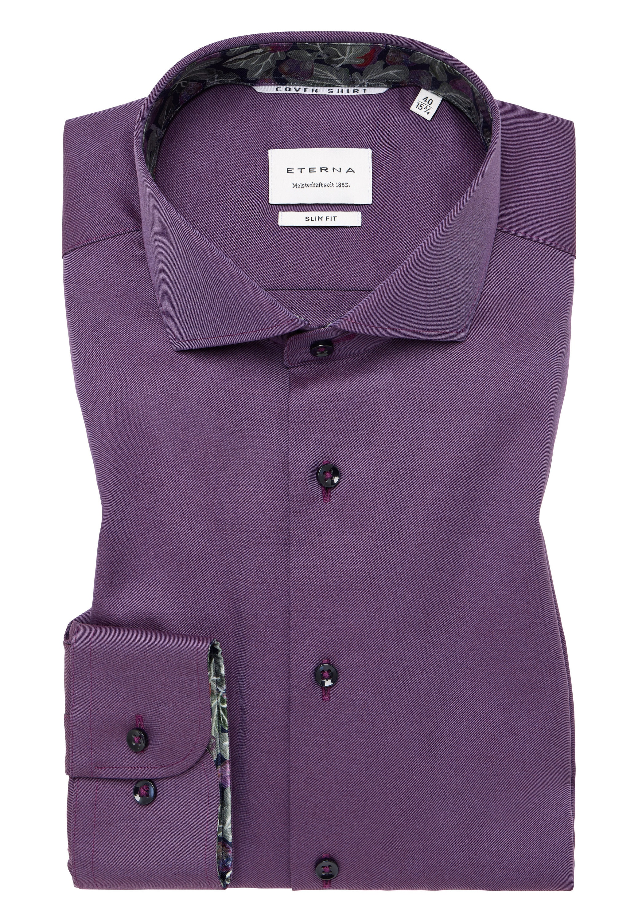 Eterna Langarmhemd »SLIM FIT« NON IRON (bügelfrei)