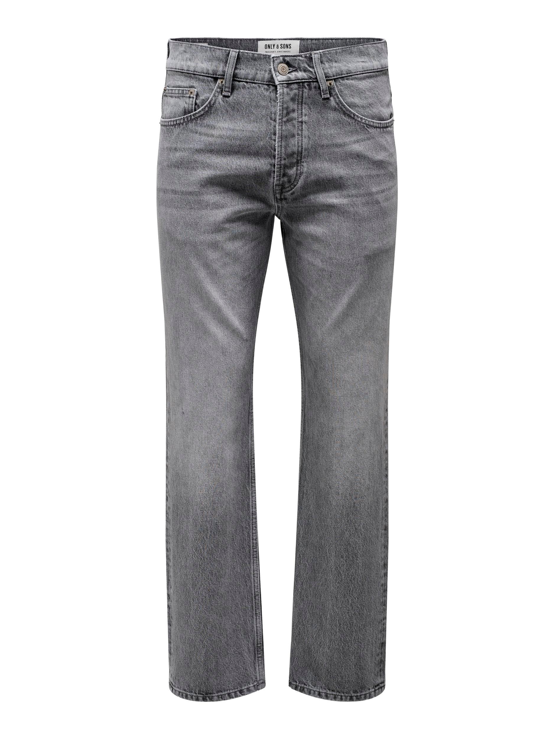 Jeans Only & Sons ONSEDGE STRAIGHT MG 8202 Gris US 34 / 32,US 27 / 32,US 28 / 32,US 29 / 32,US 29 / 34,US 30 / 34,US 31 / 34,US 30 / 32,US 31 / 32,US 32 / 34,US 32 / 32,US 33 / 32 hommes 3