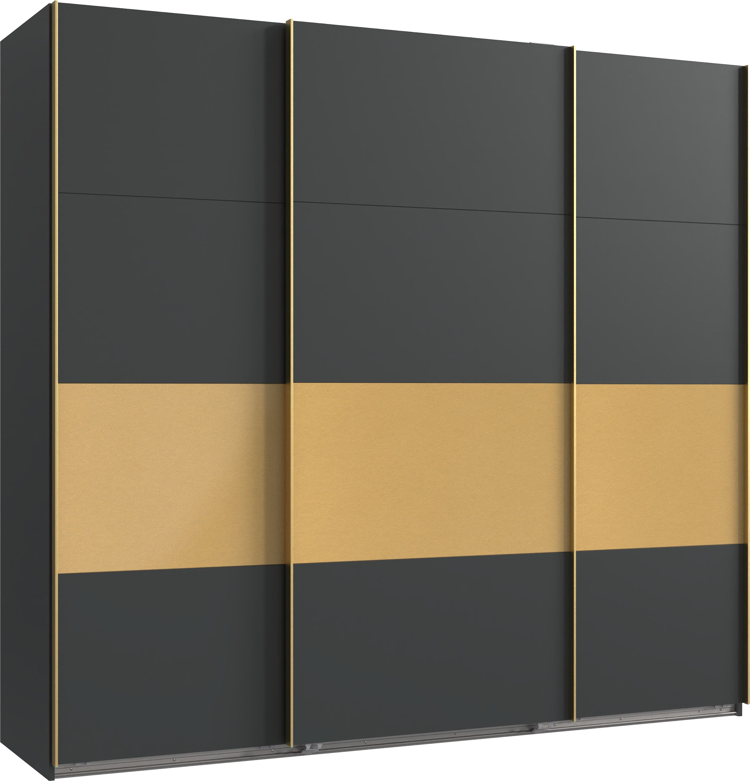 Wimex Schwebetürenschrank "Dubai Kleiderschrank in trendigen goldenen Desig günstig online kaufen