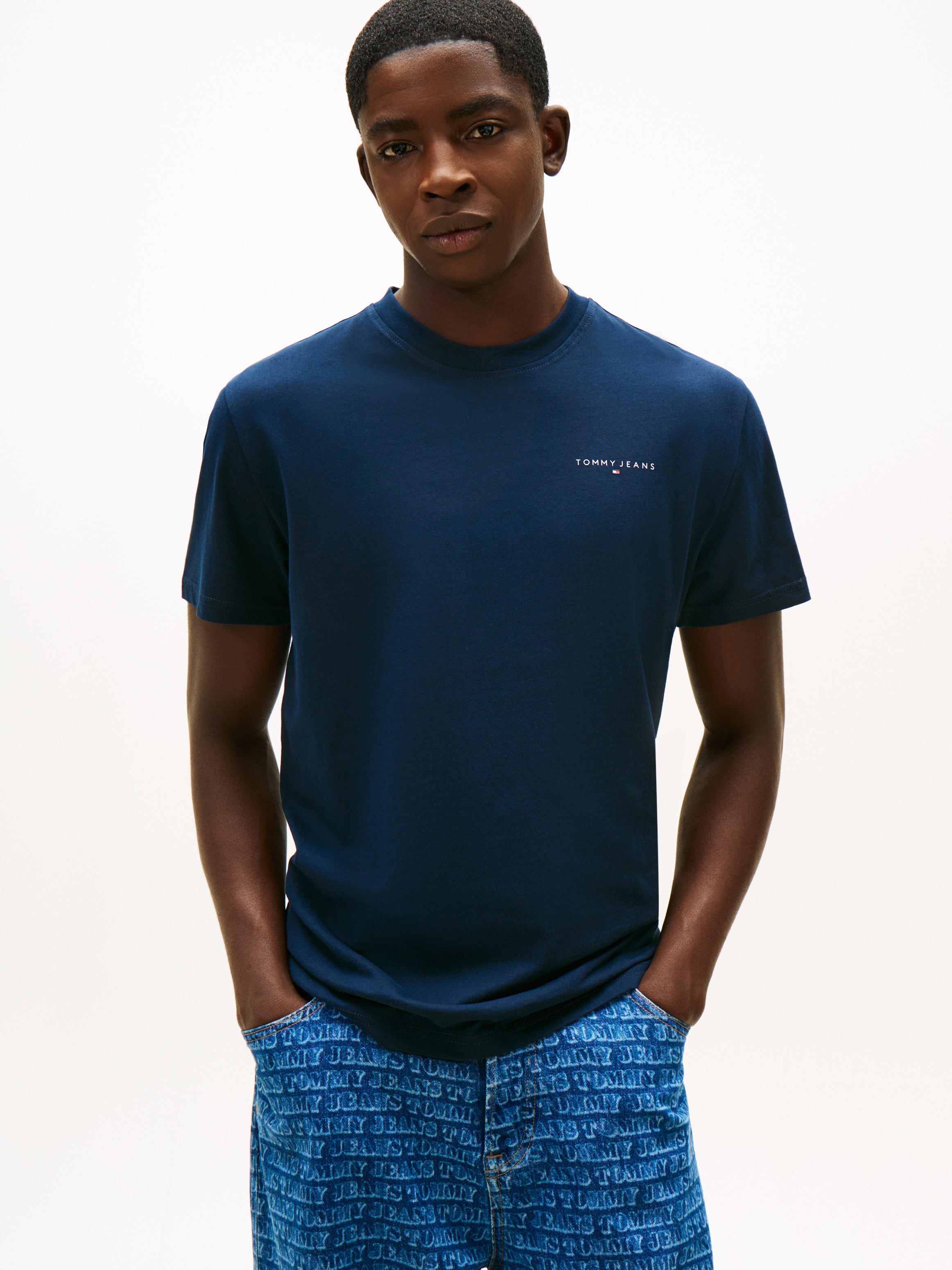 Tommy Jeans T-Shirt "TJM SLIM FIT LINEAR 2PACK" Packung, 2 tlg. günstig online kaufen