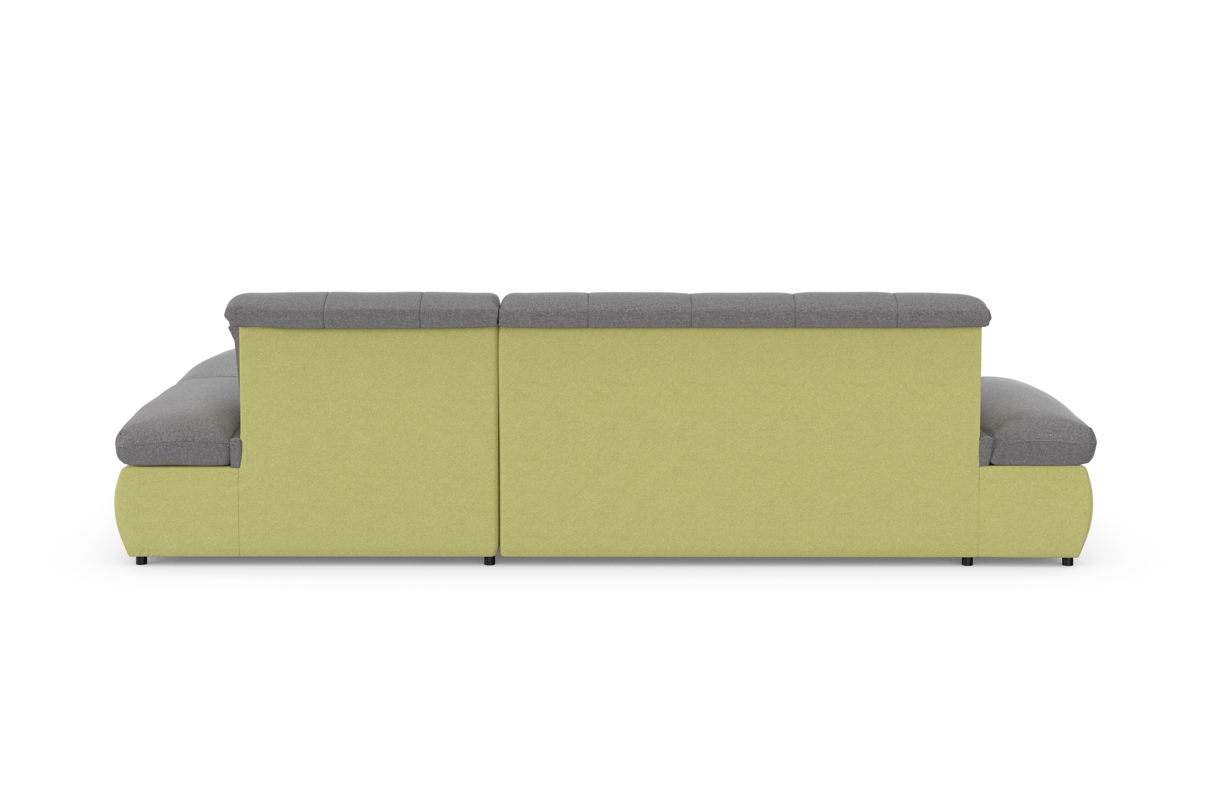DOMO collection Kampinė sofa »Moric B/T/H 300/172/80 cm auch in audinys L-Form« XXL-dydis patogi auch su miegojimo funkcija ir Armverstellung