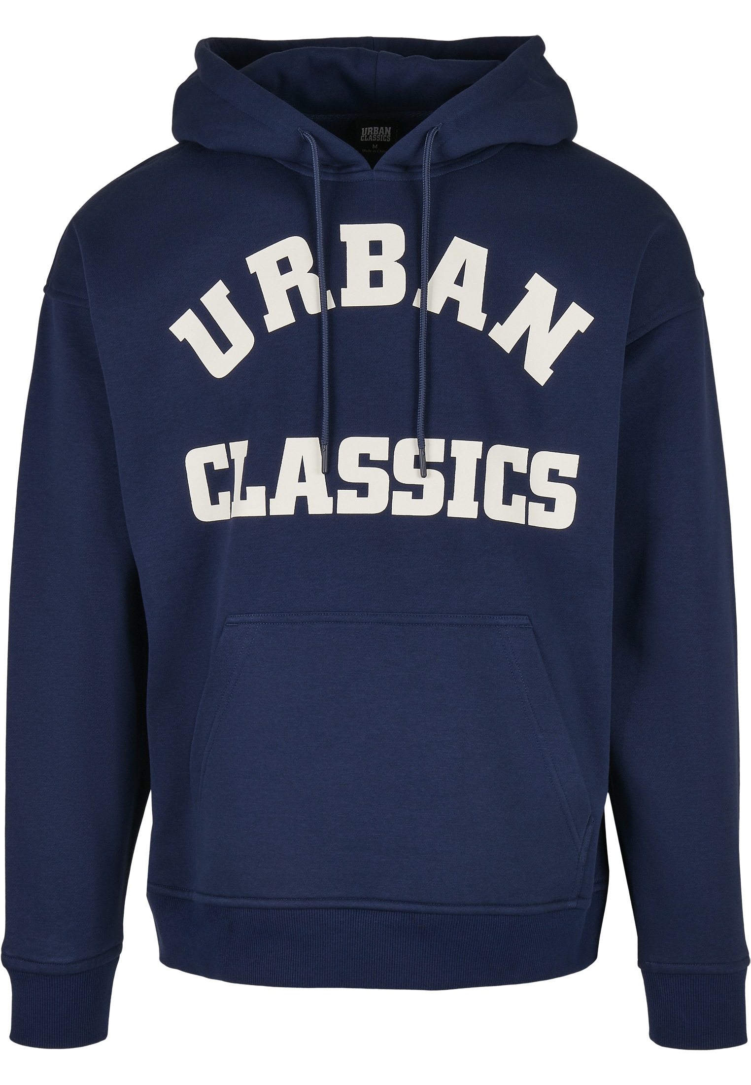 URBAN CLASSICS Kapuzensweatshirt »Urban Classics Herren College Print Hoody«, (1 tlg.)