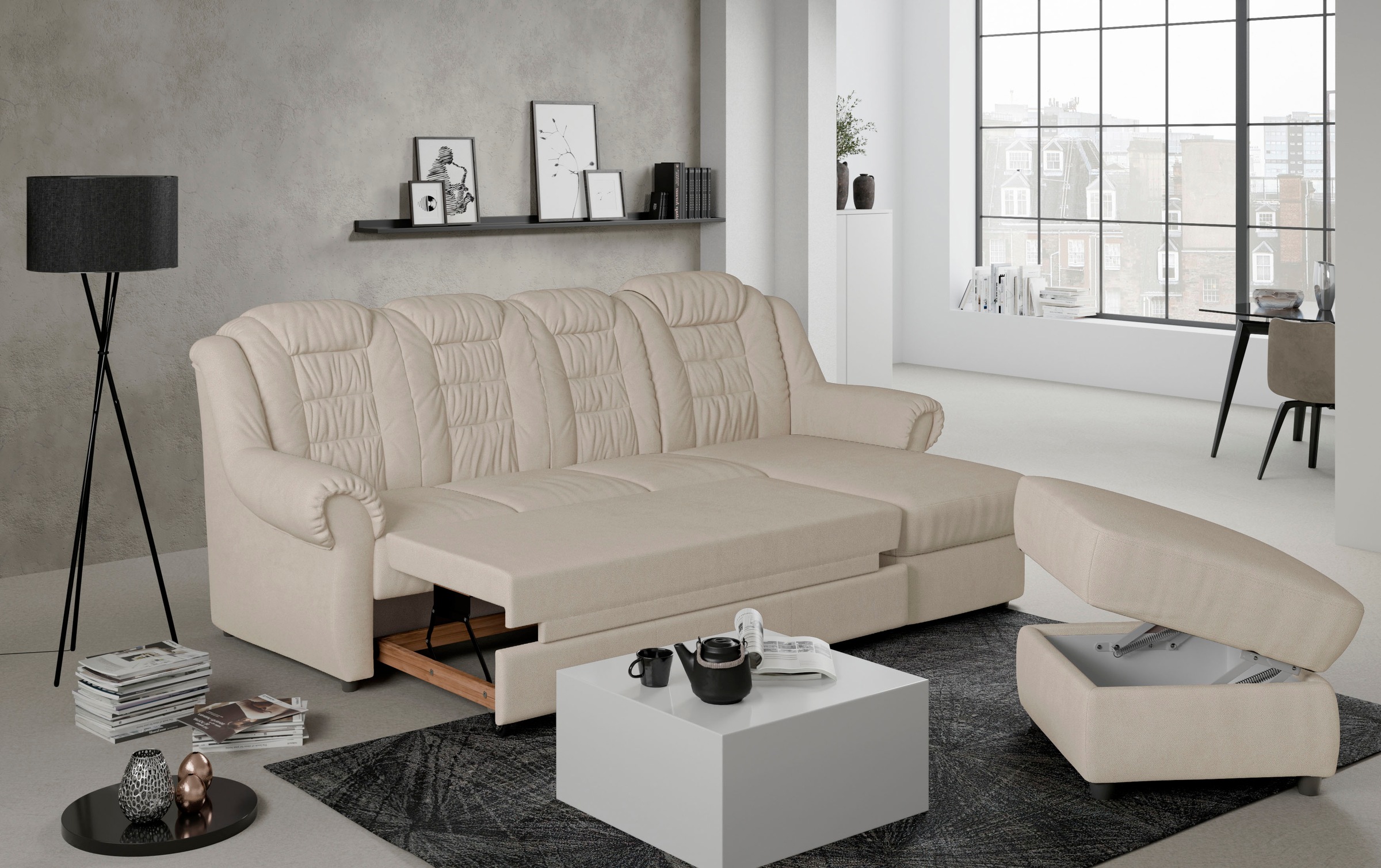 Home affaire Hocker »Boston«, mit Stauraum